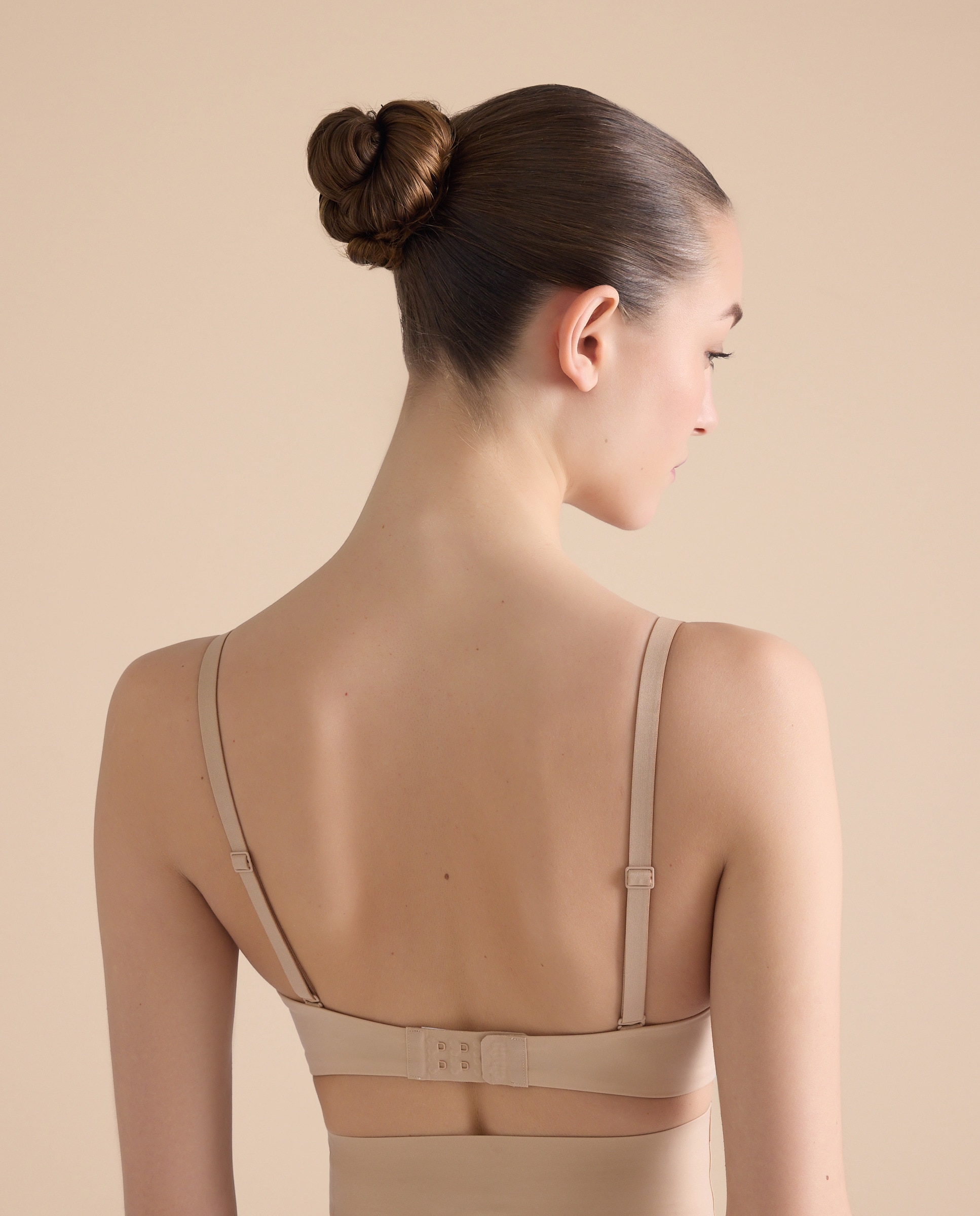 Soutien Triangular sem Aros Bege-4