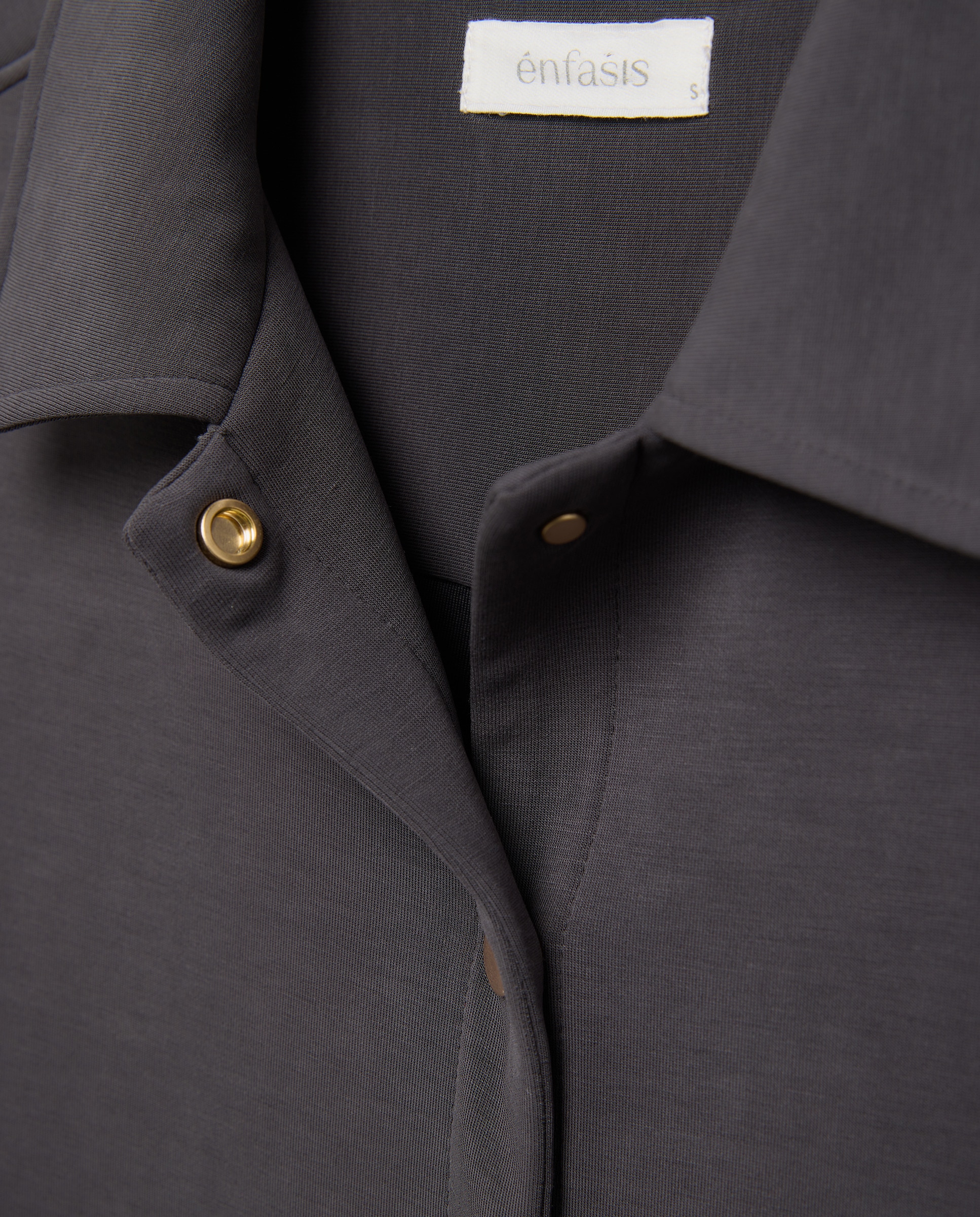 Sobrecamisa com Bolso Preto-5