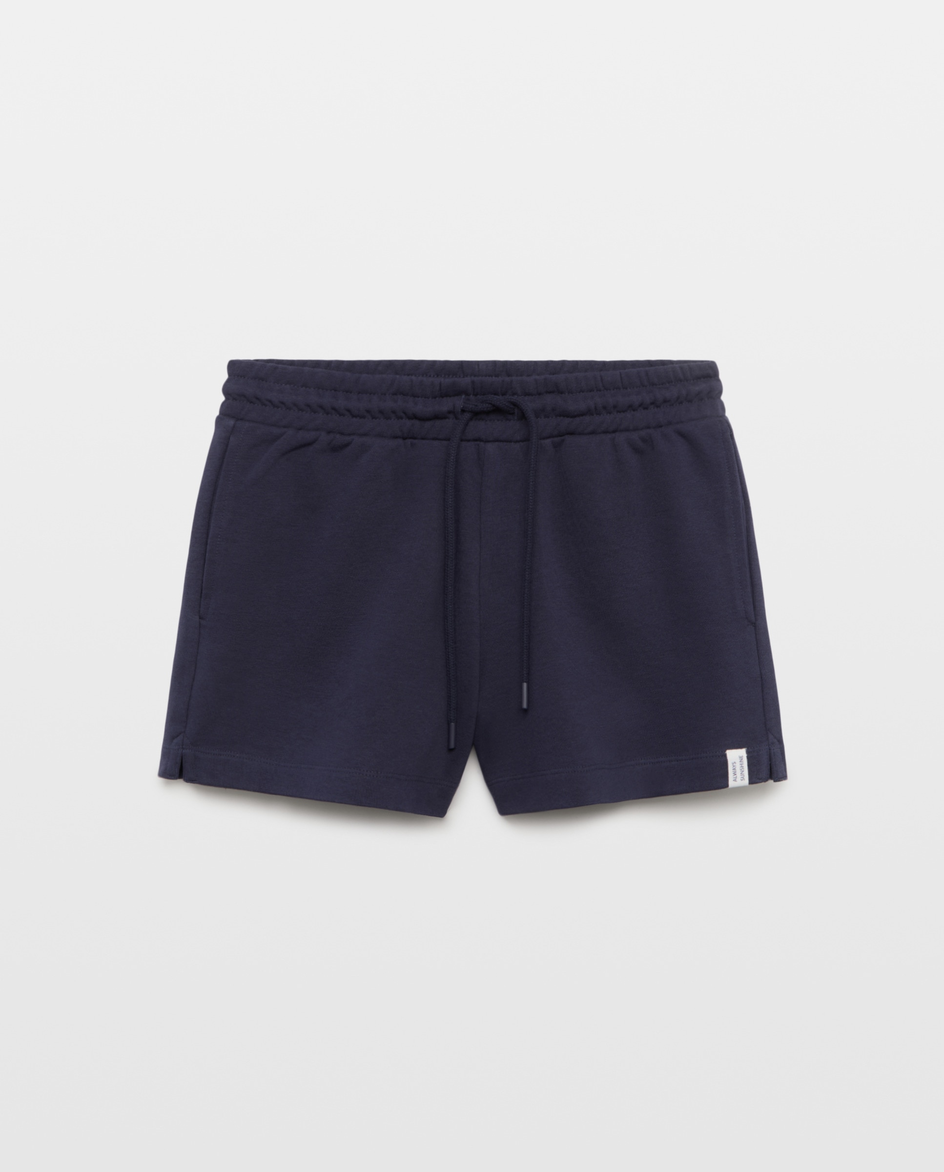 Pantalones cortos de mujer de felpa 430 Azul oscuro-4
