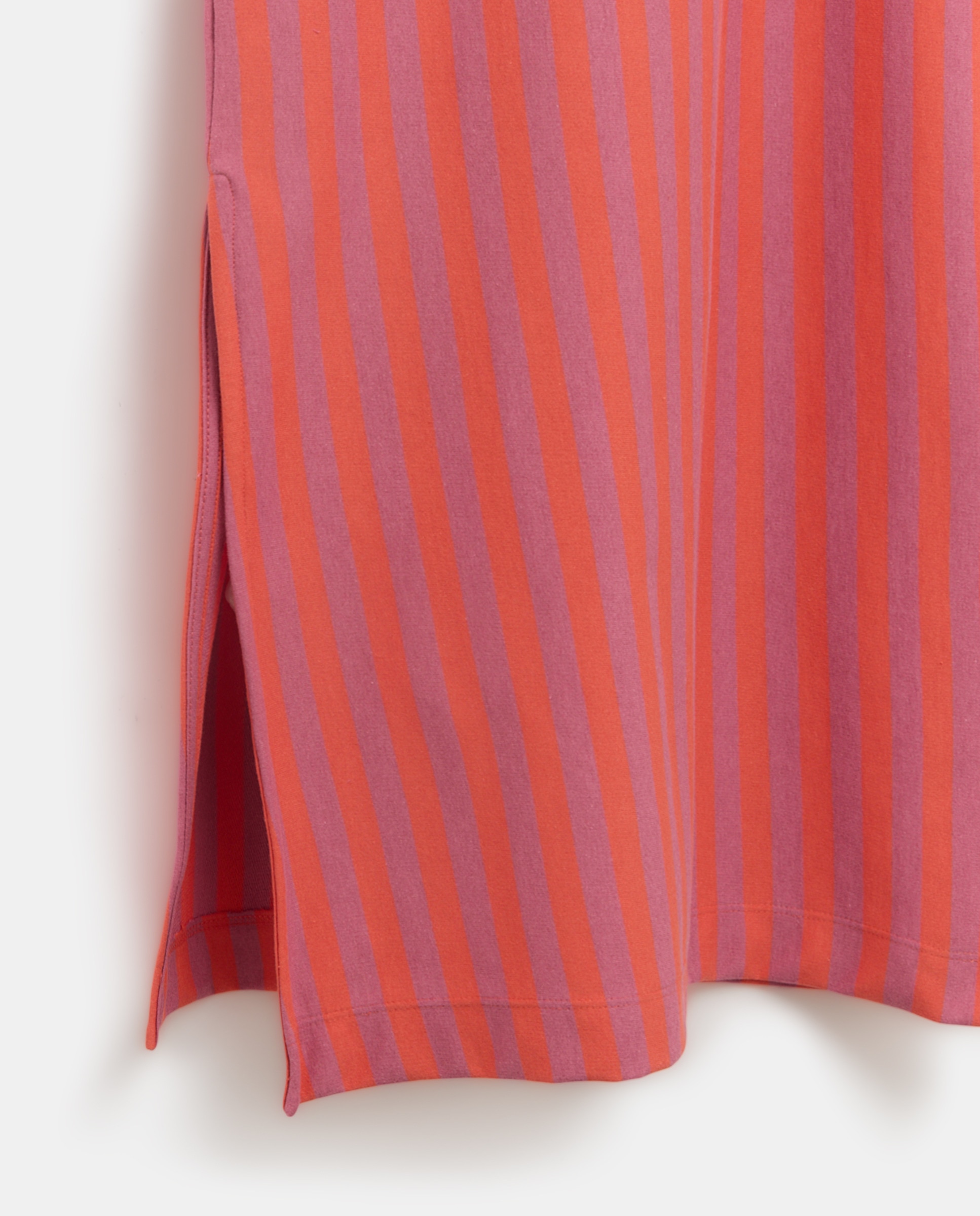 Vestido de mujer cuello pico con lazada en espalda Rojo-5