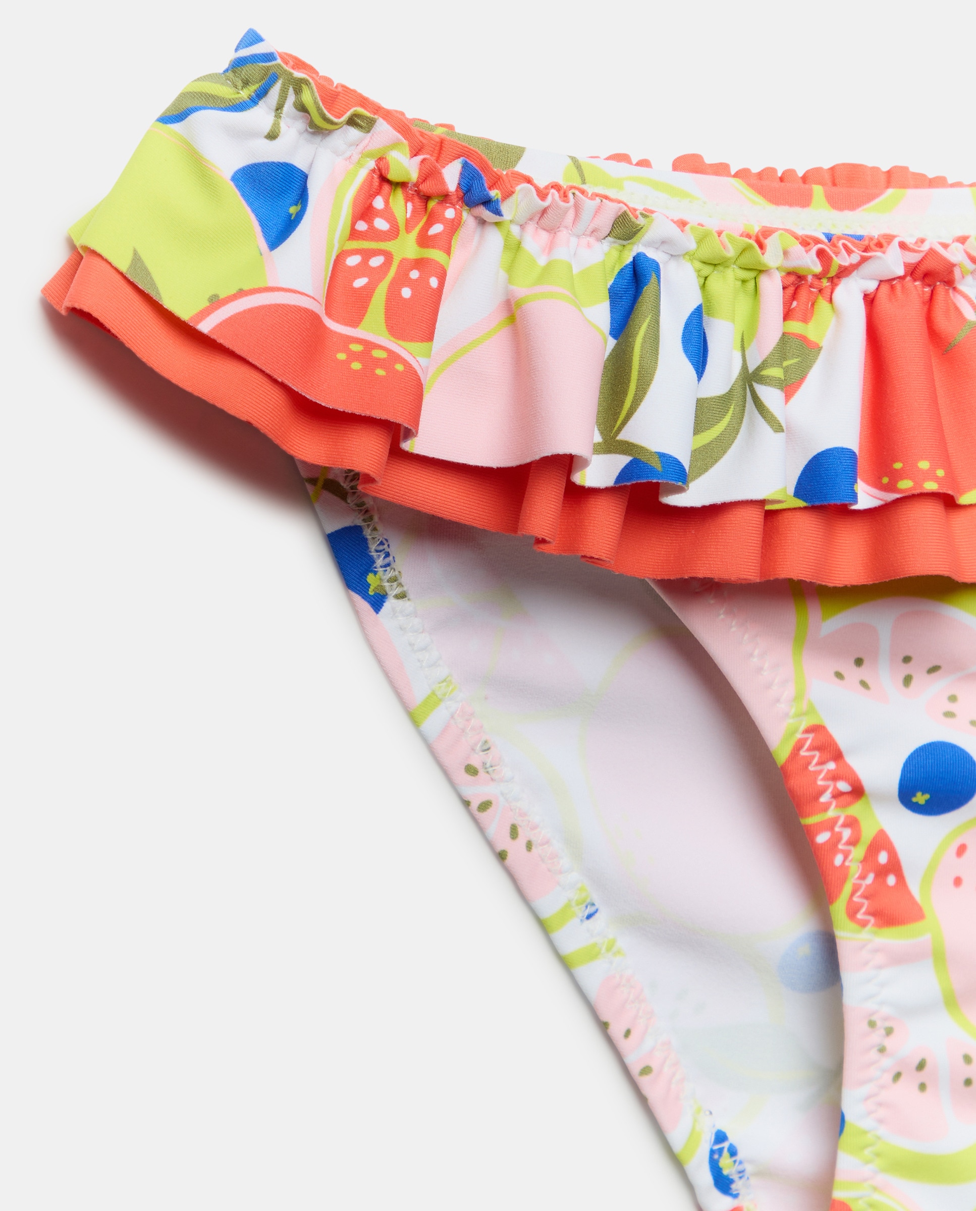 Cueca de Banho Assimétrica às Cores com Frutas Kids El Corte Inglés Multicolor-3
