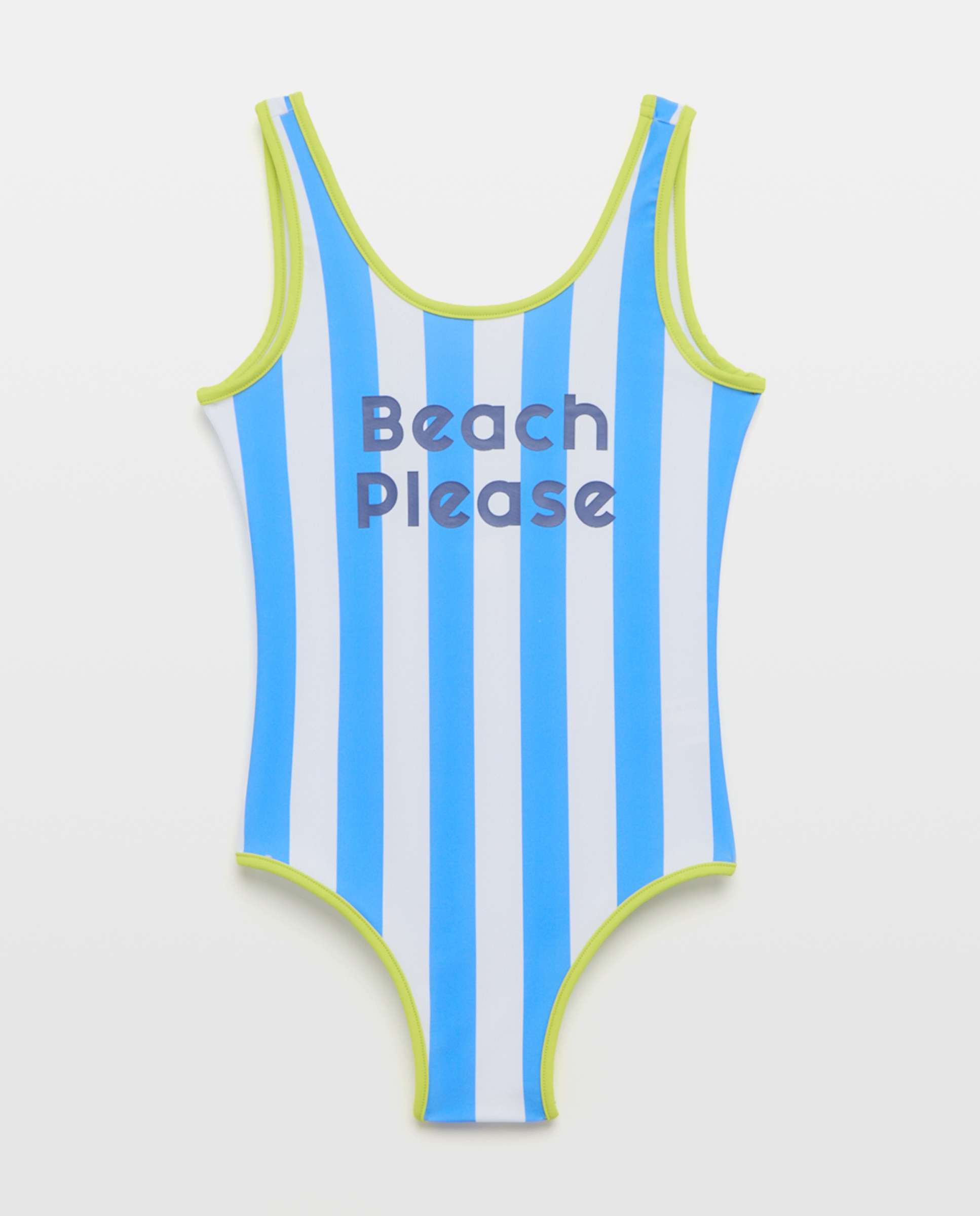 Fato de Banho com Risca Larga Kids El Corte Inglés Azul-5