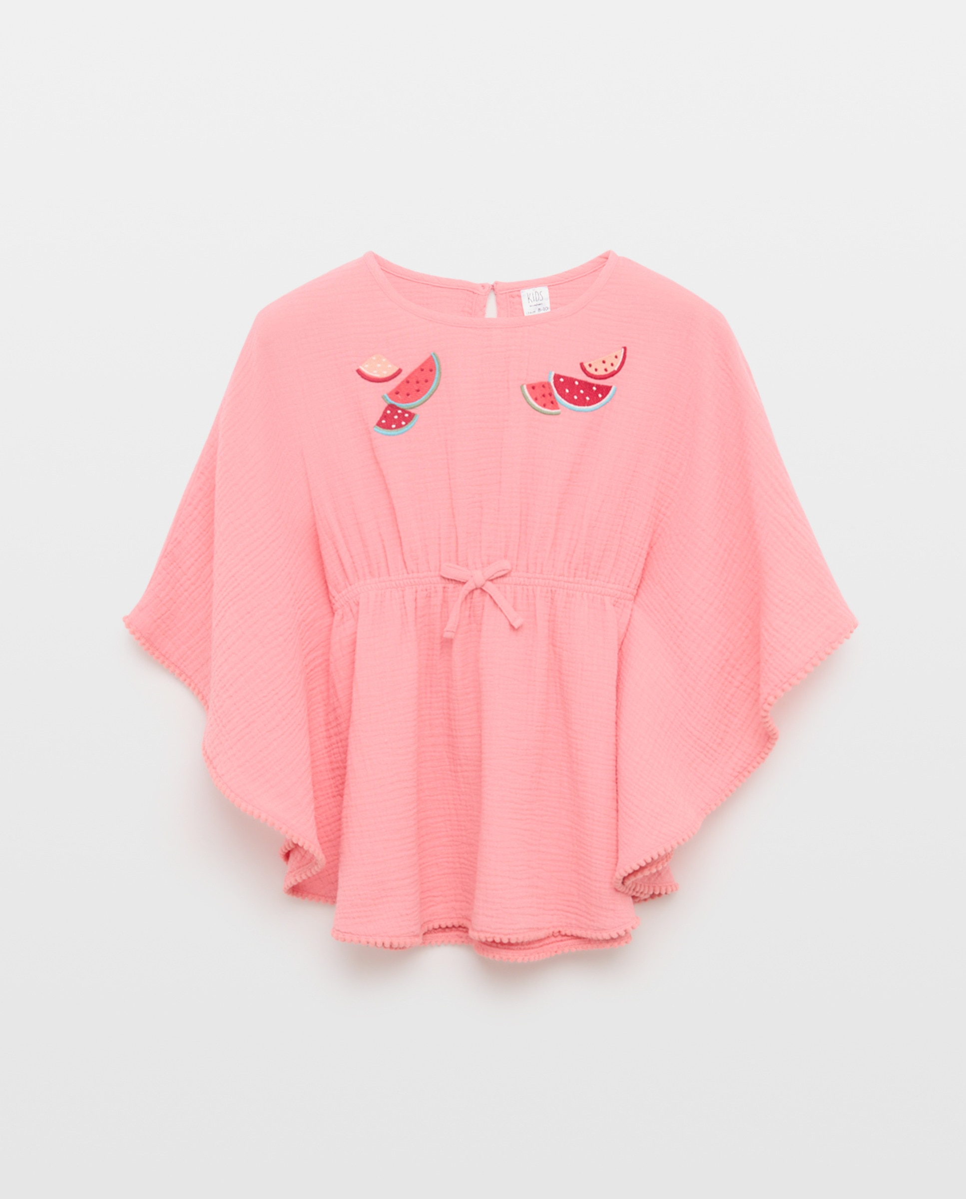 Vestido Kaftan com Melancias Kids El Corte Inglés Branco-4