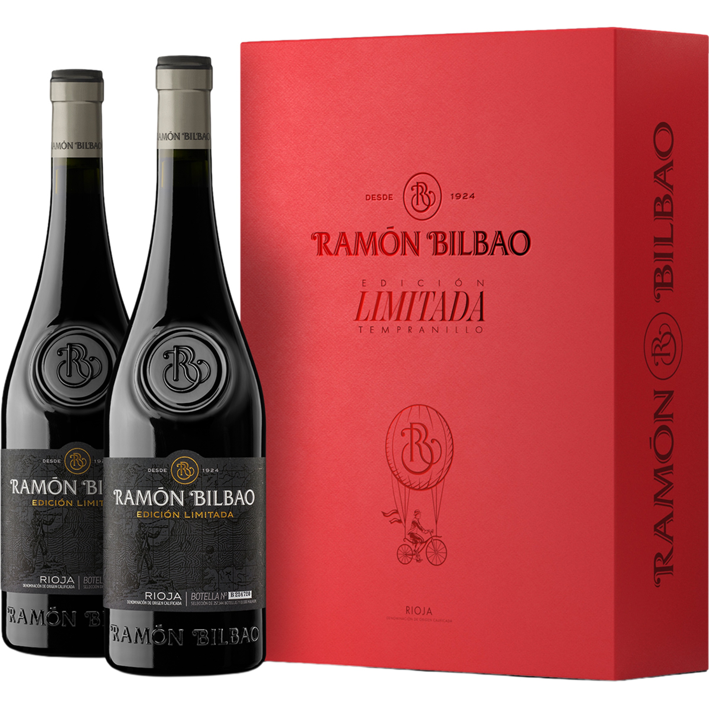 vino tinto crianza Edición Limitada DOCa Rioja estuche 2 botellas 75 cl