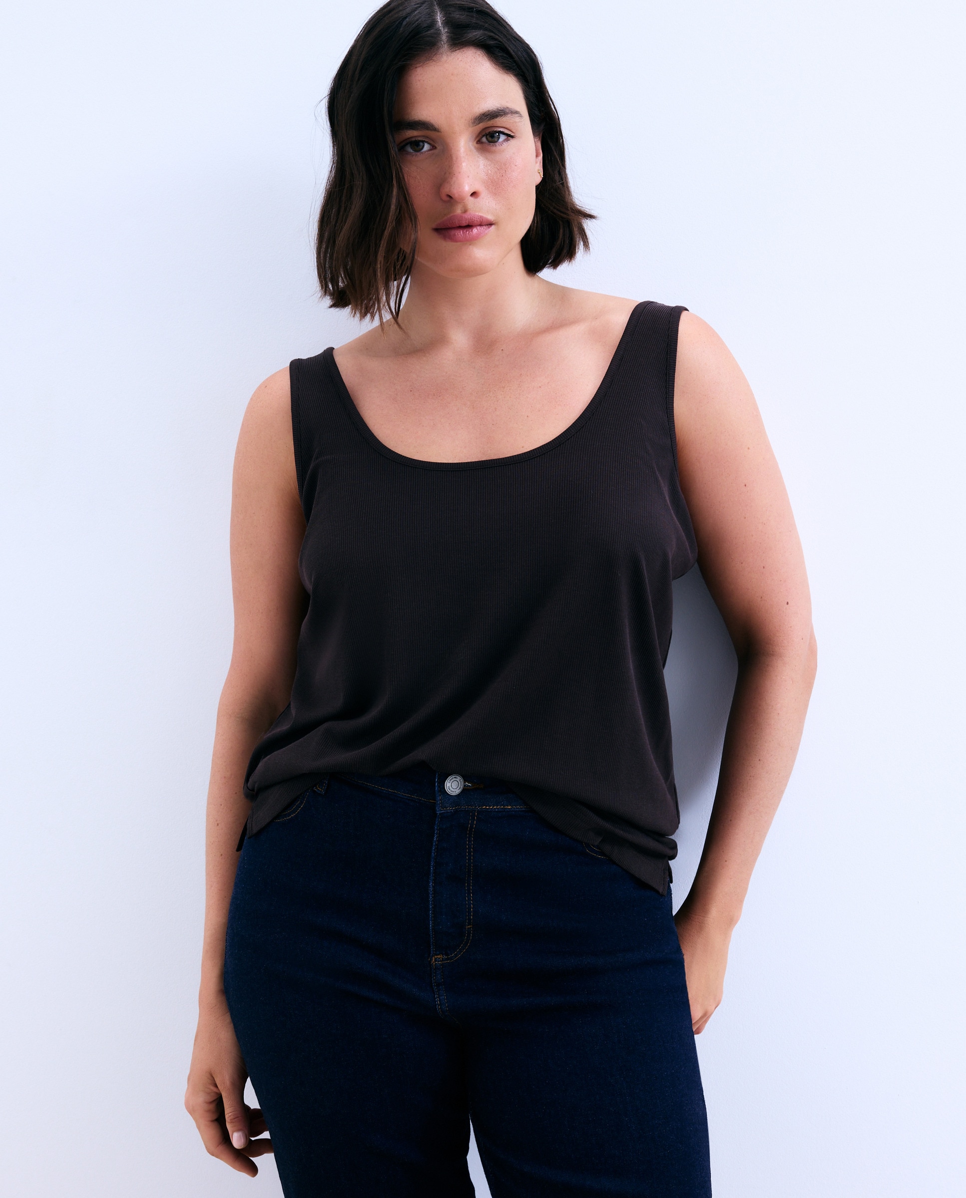 Imagem 0 de T-shirt de Alças com Debruado