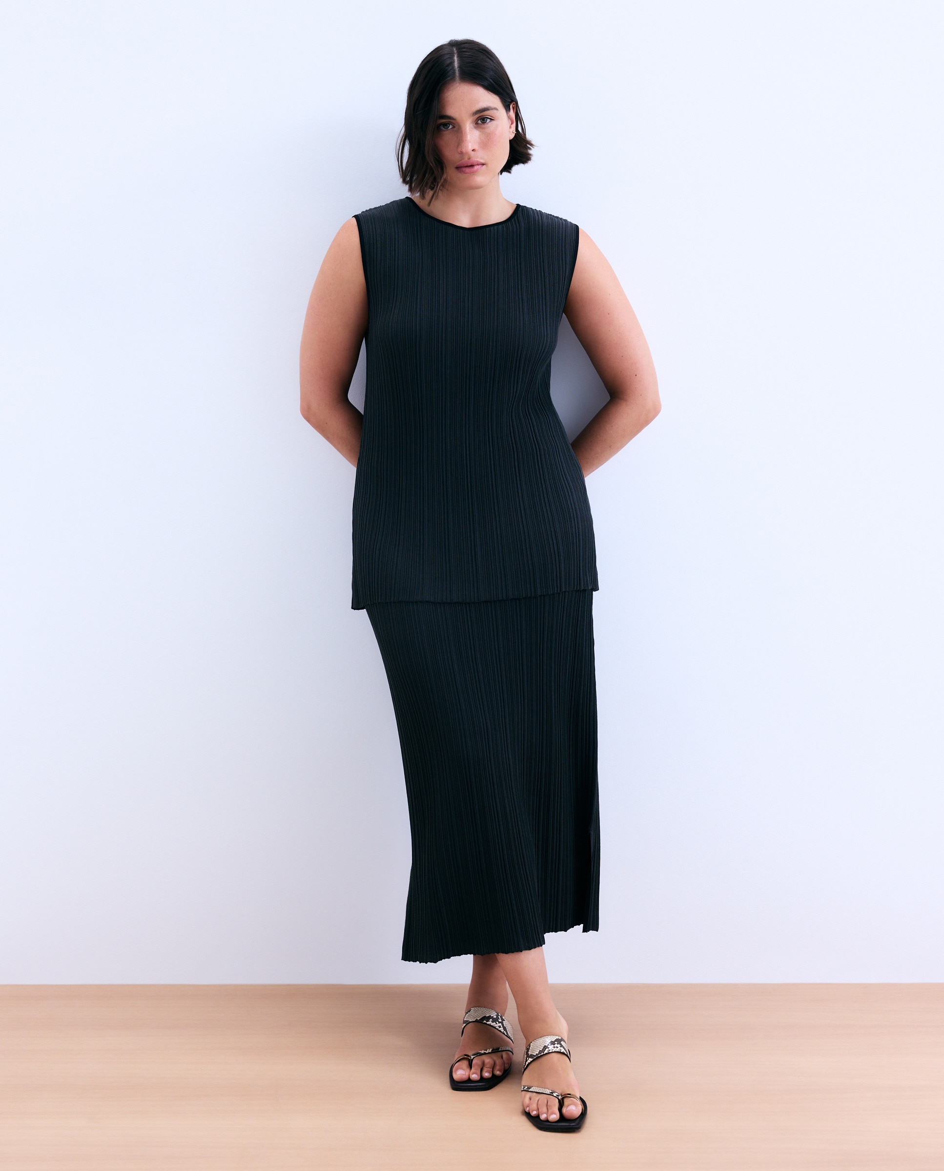 Imagem 0 de Saia midi de malha