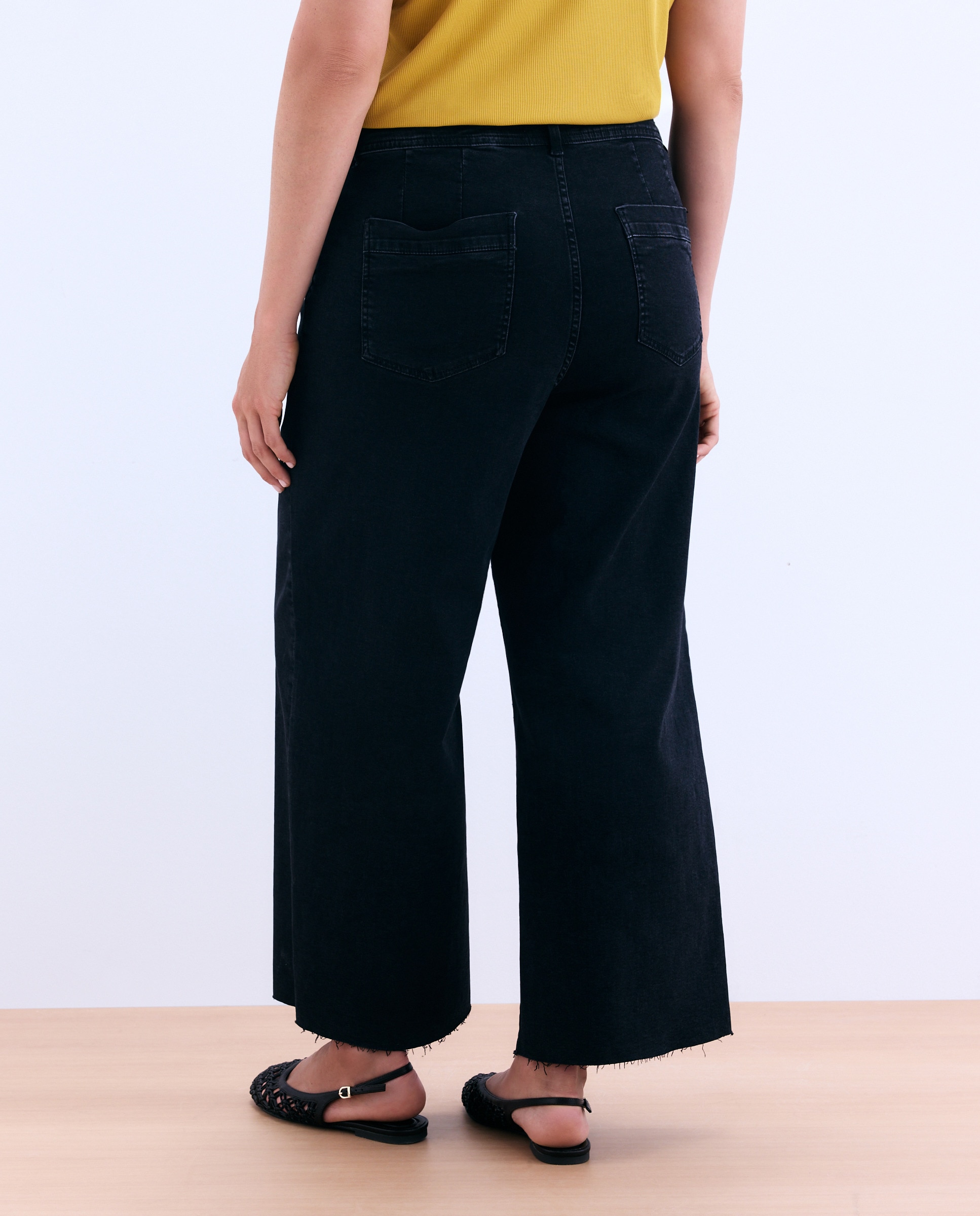 Jeans Culotte Preto-3