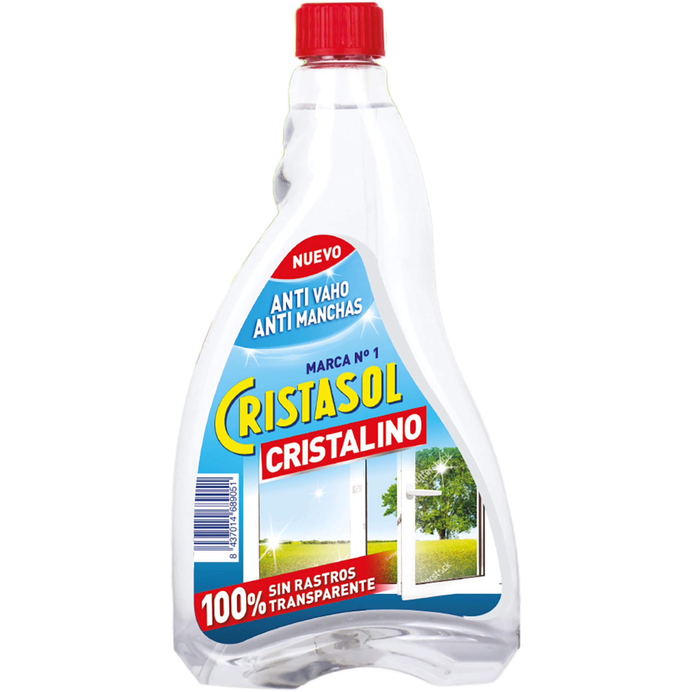 limpia cristales cristalino recambio 750 ml