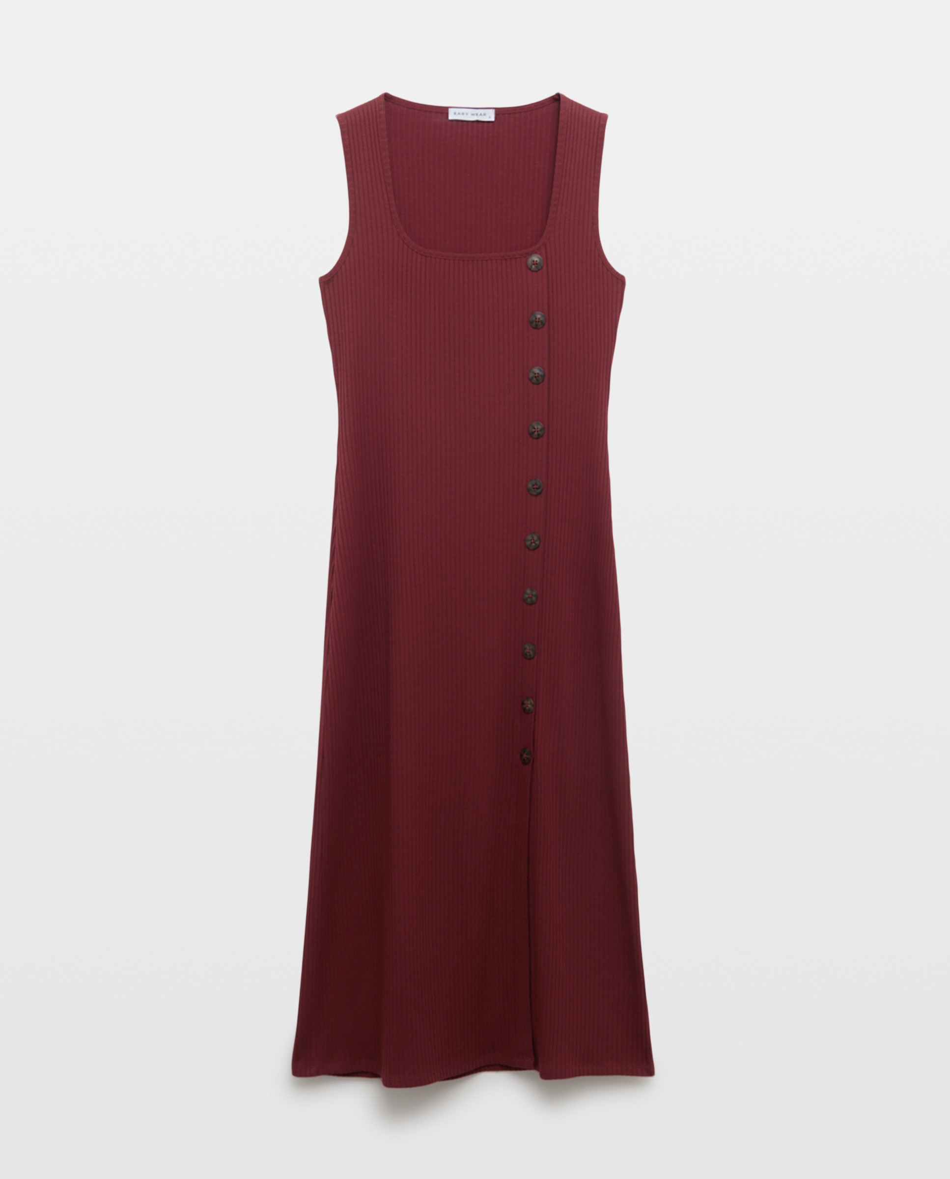 Vestido Midi de Alças Cobre-4