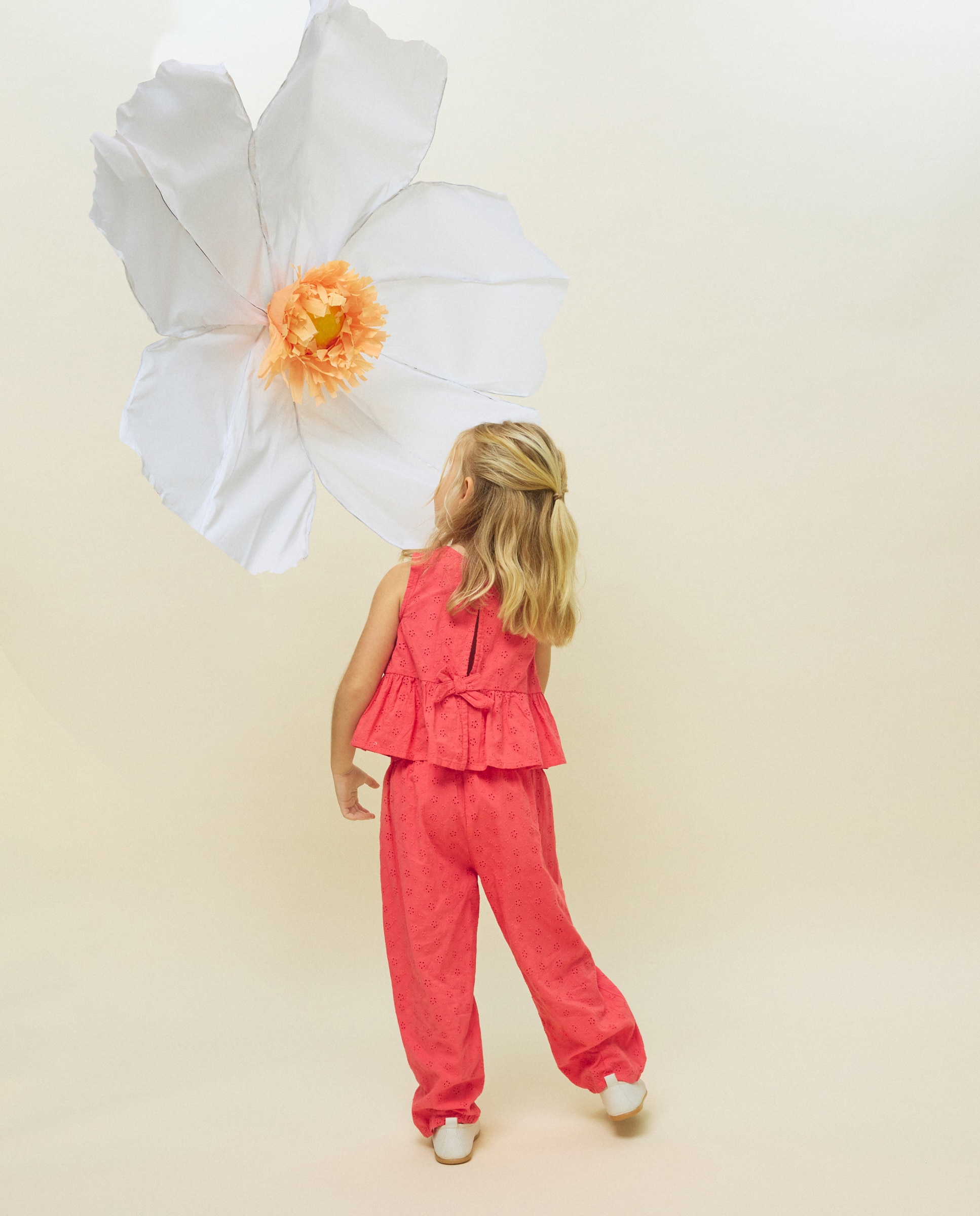 Conjunto Shiffly Comprido e T-shirt sem Mangas Kids El Corte Inglés 230 Rosa Escuro-3
