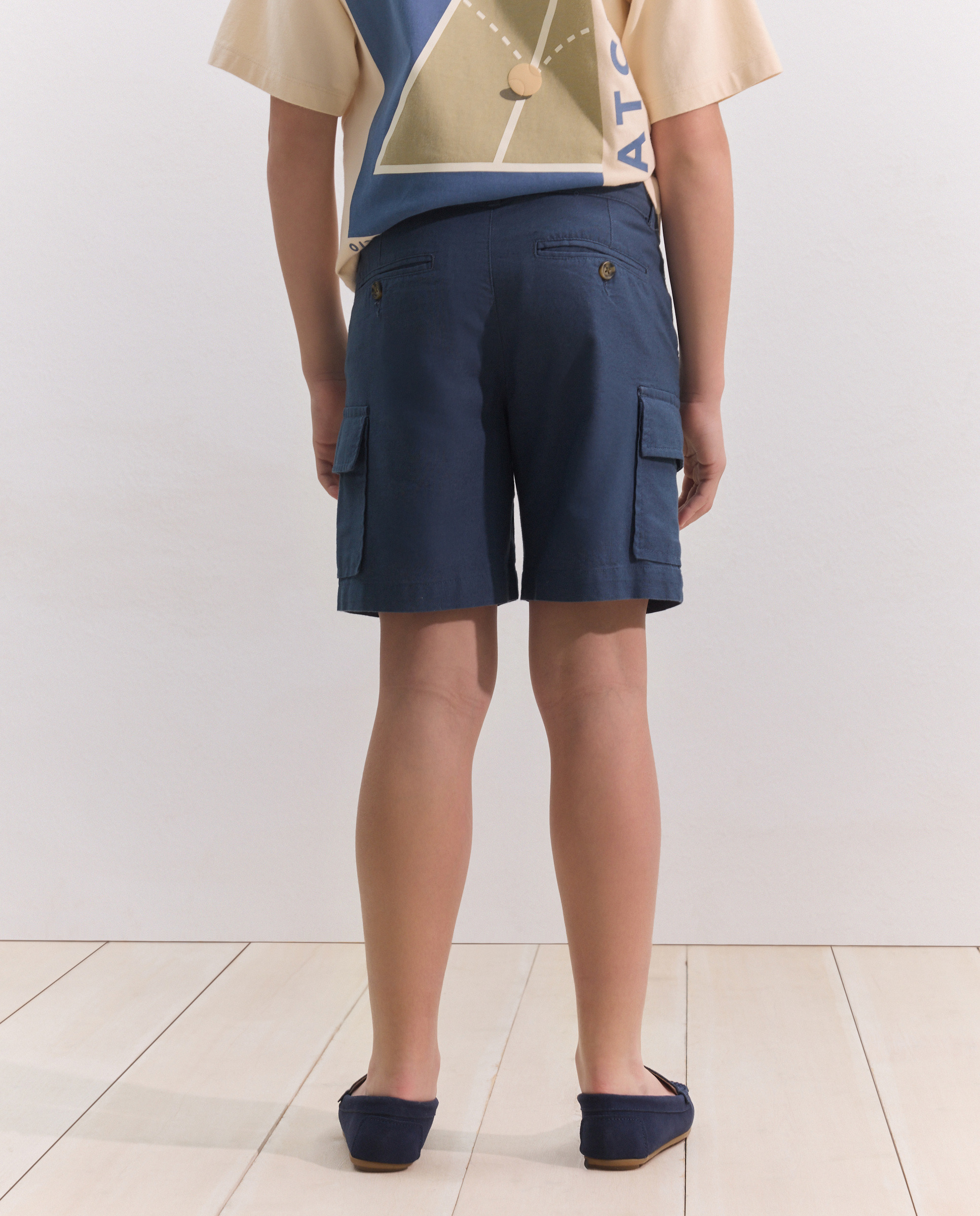 Bermudas cargo 430 Azul Escuro-3