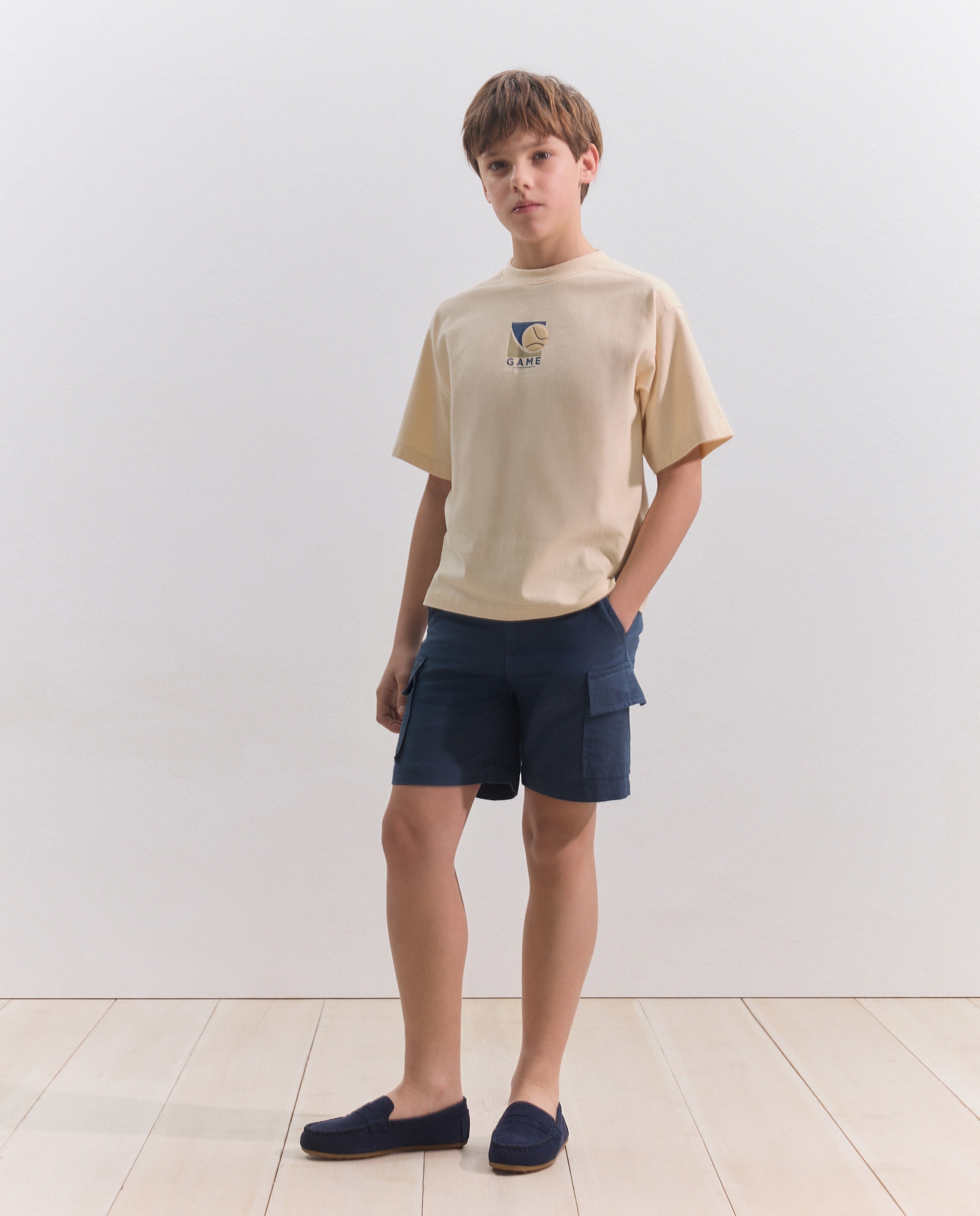 Bermudas cargo 430 Azul Escuro-1