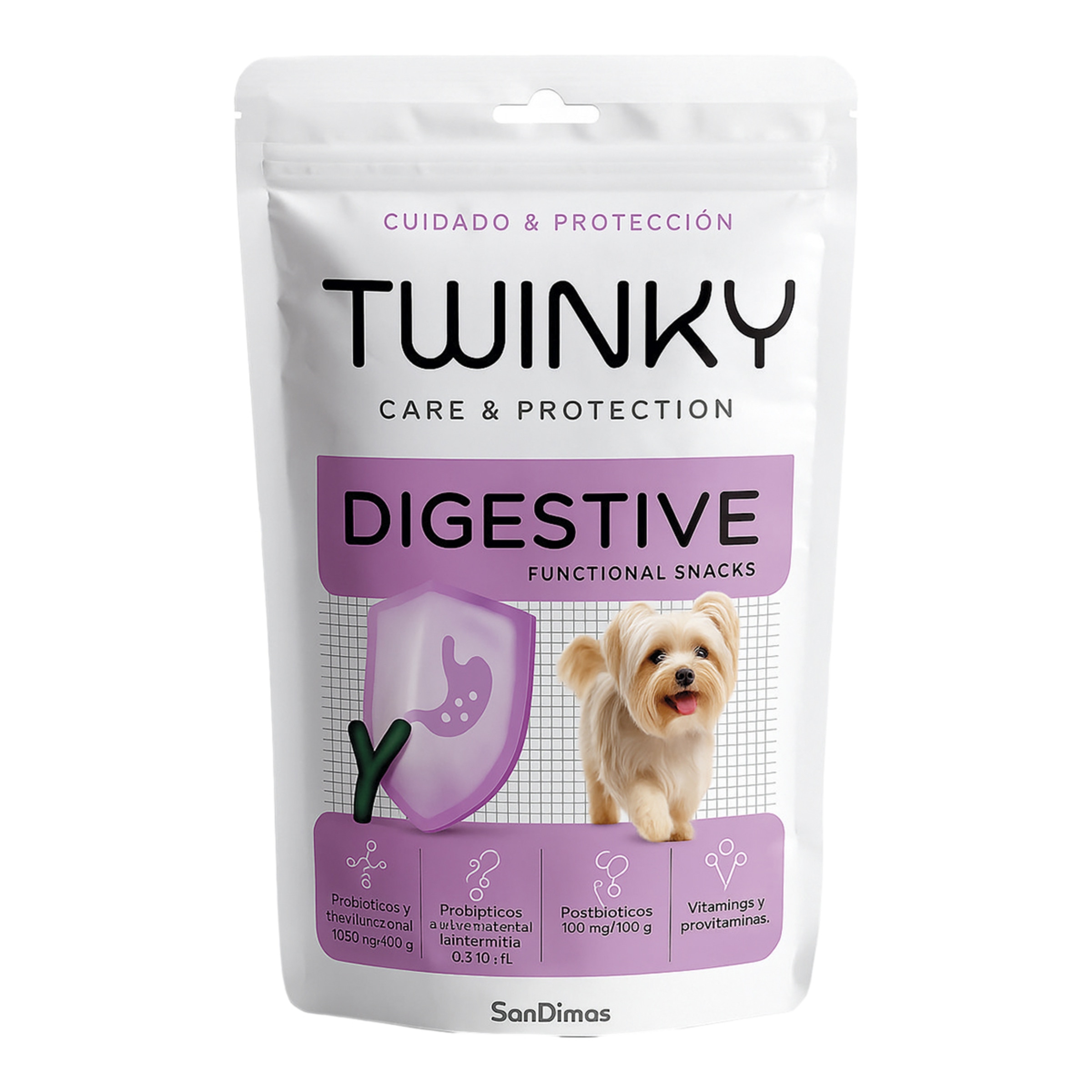 Imagen 0 de Snack digestivo para perros Twinky 100 g