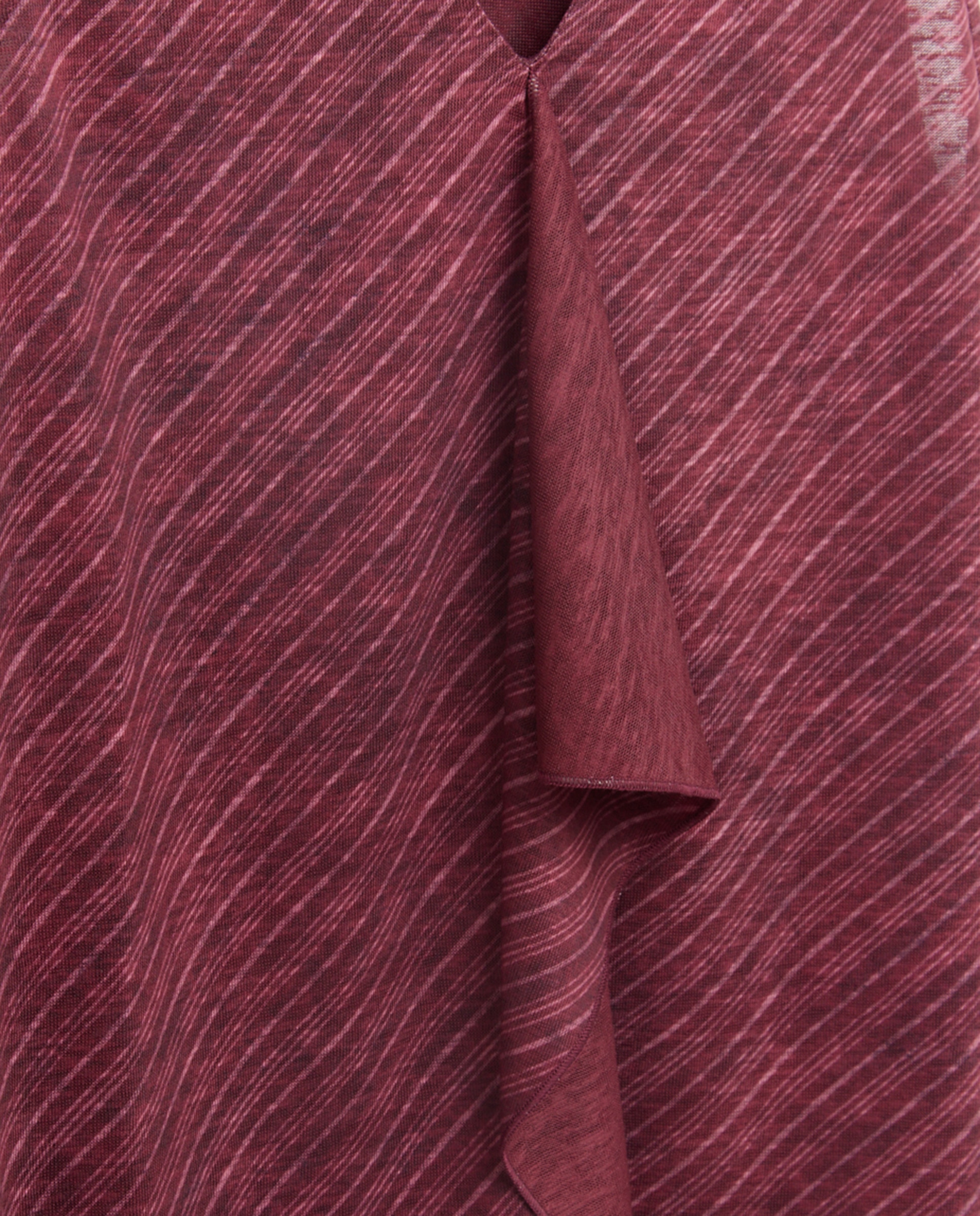 T-shirt sem Mangas e com Folho Rosa-5