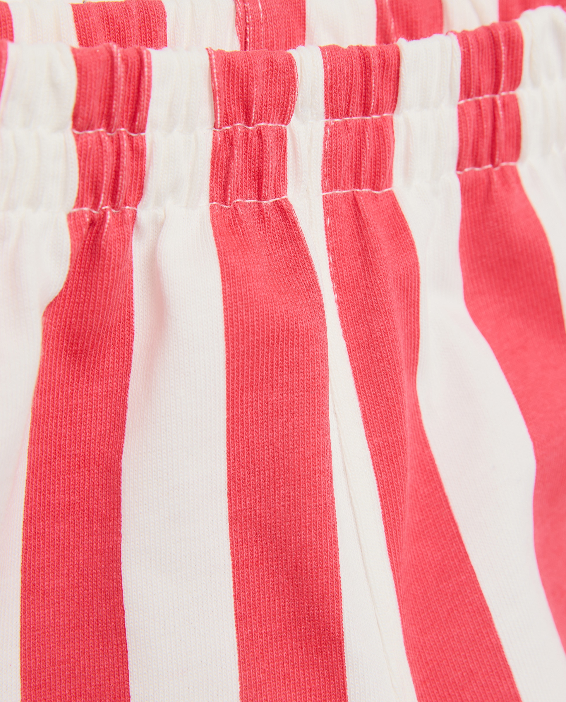 Bermudas de Bebé às Riscas Baby El Corte Inglés Vermelho-3