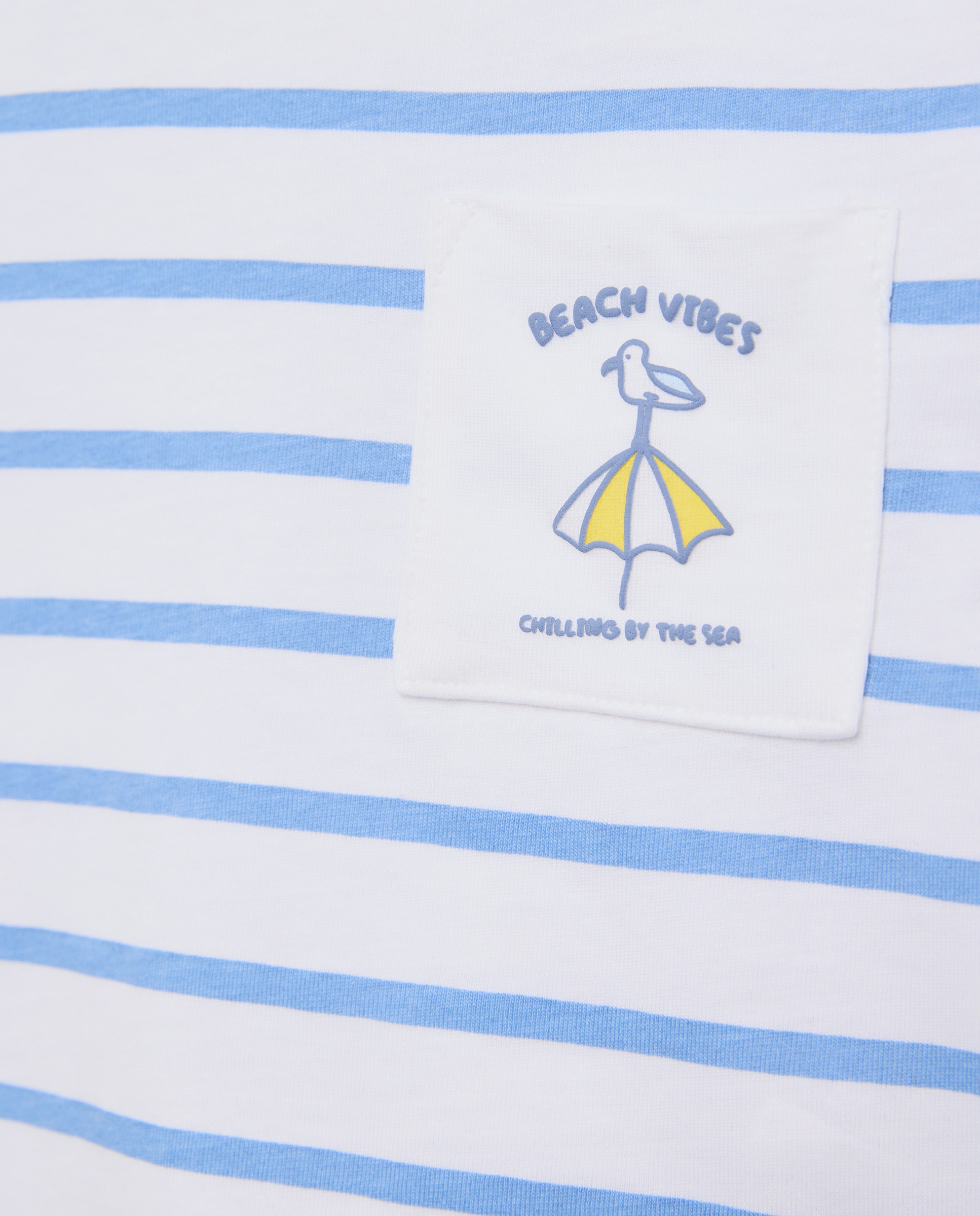 Conjunto de 2 Peças de Bebé: T-shirt e Calções às Riscas Baby El Corte Inglés Azul-3