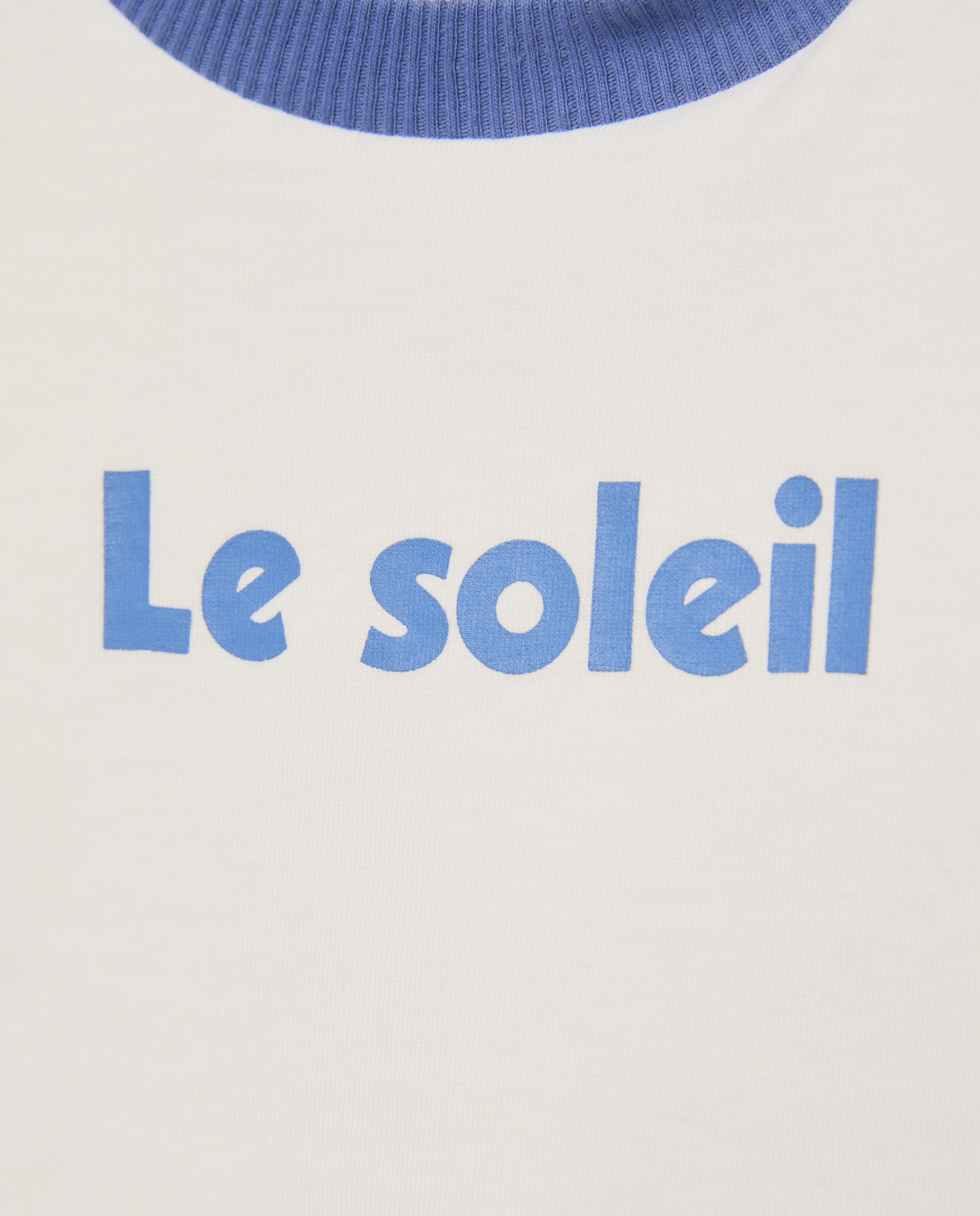 Camiseta de bebé estampada manga corta Blanco roto-3