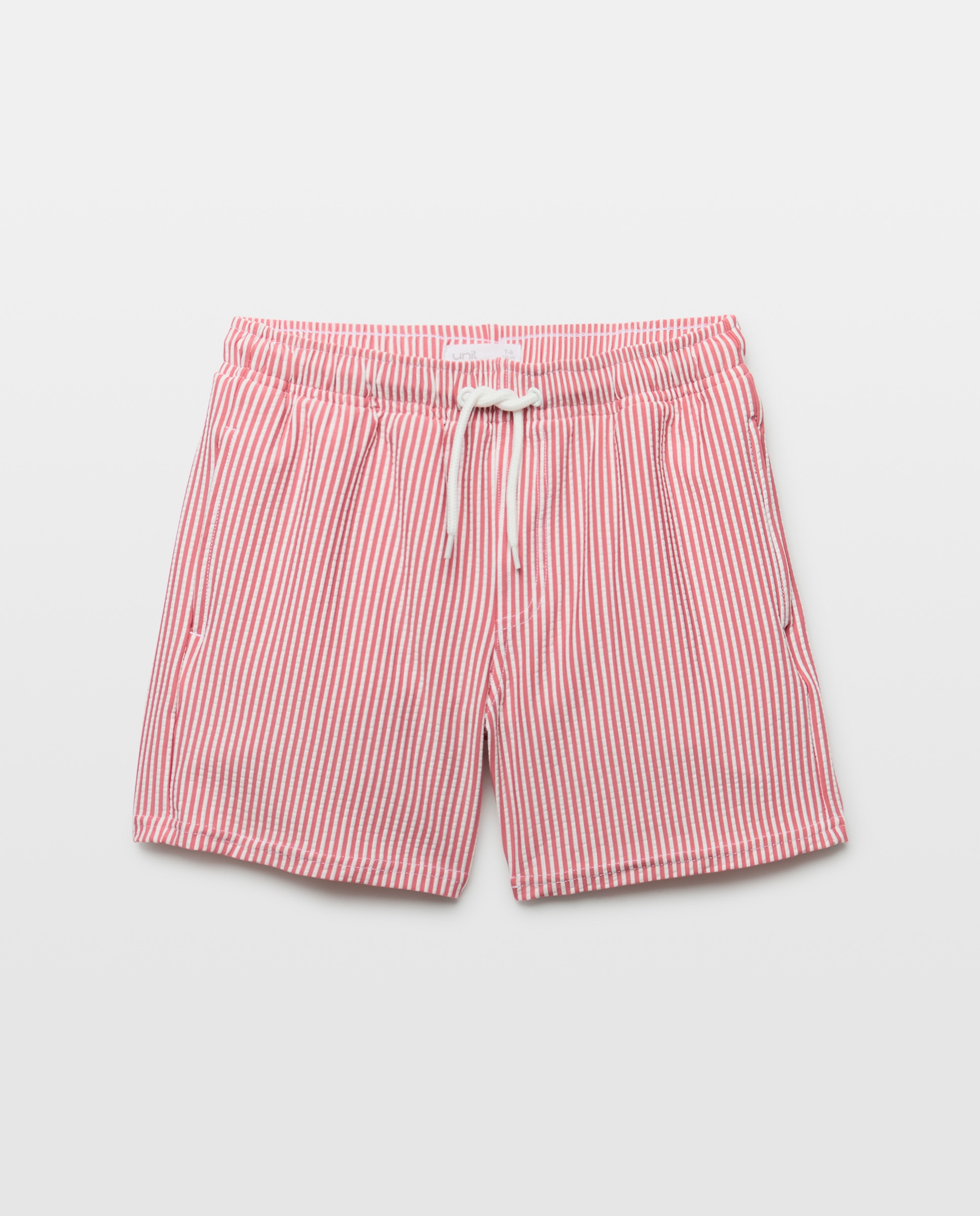 Imagen 0 de Bañador bermuda de niño rayas seersucker