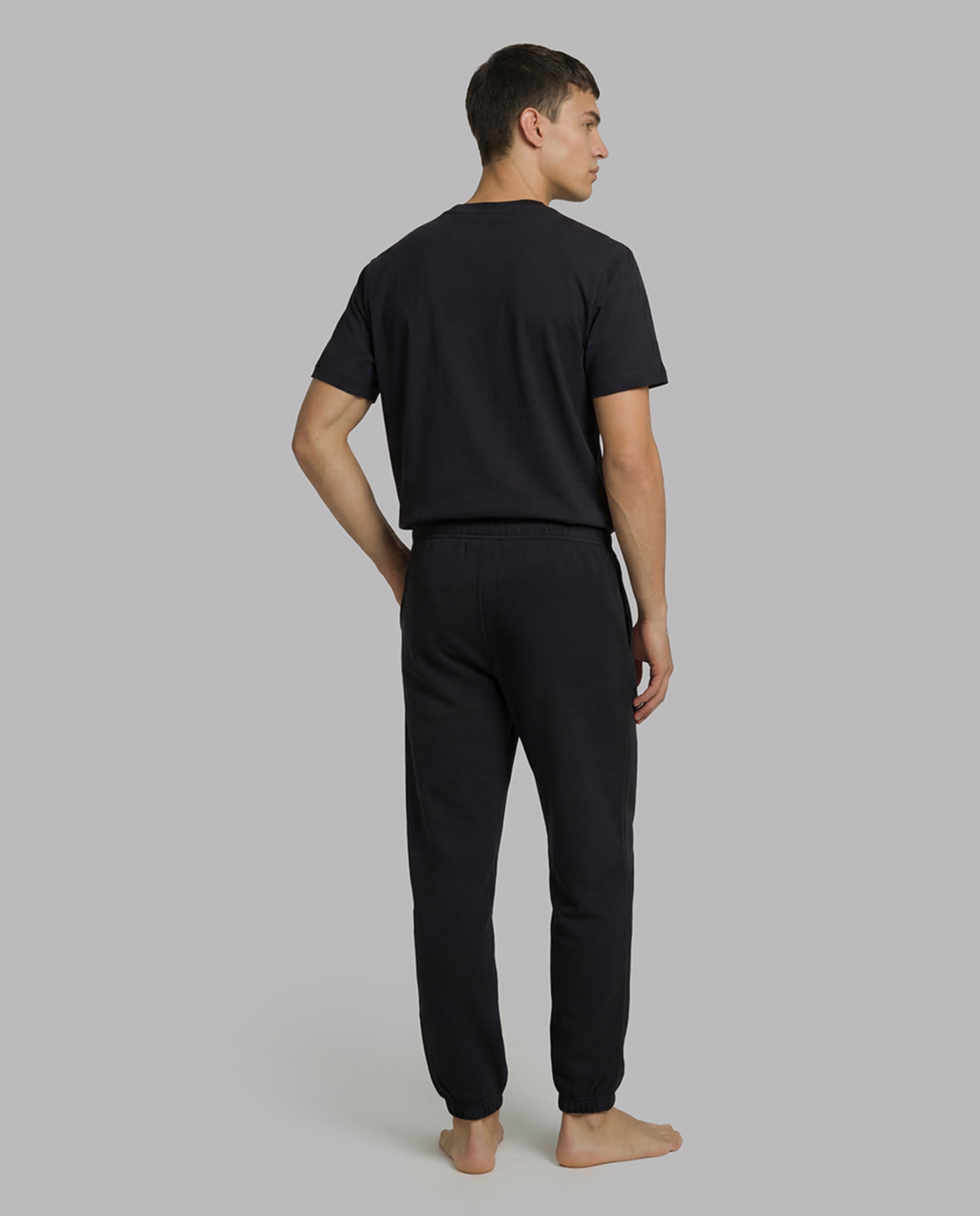 Calça comprida de pijama Preto-3