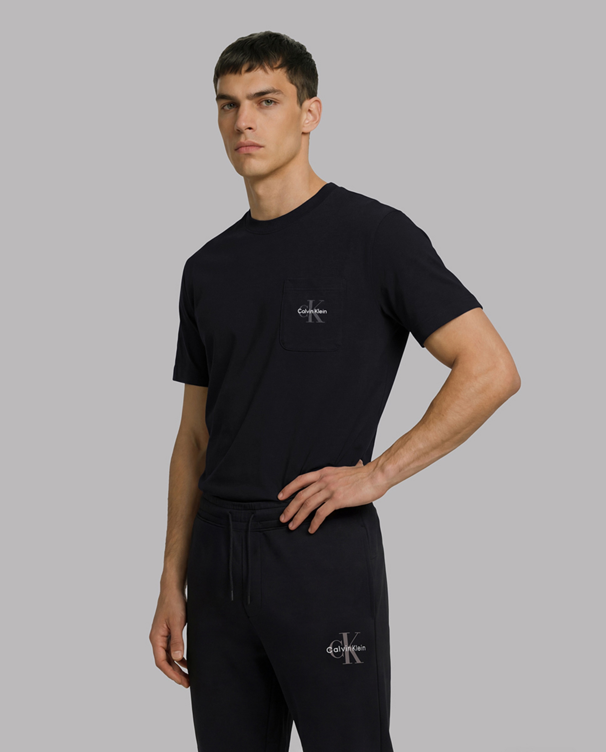 Calça comprida de pijama Preto-2