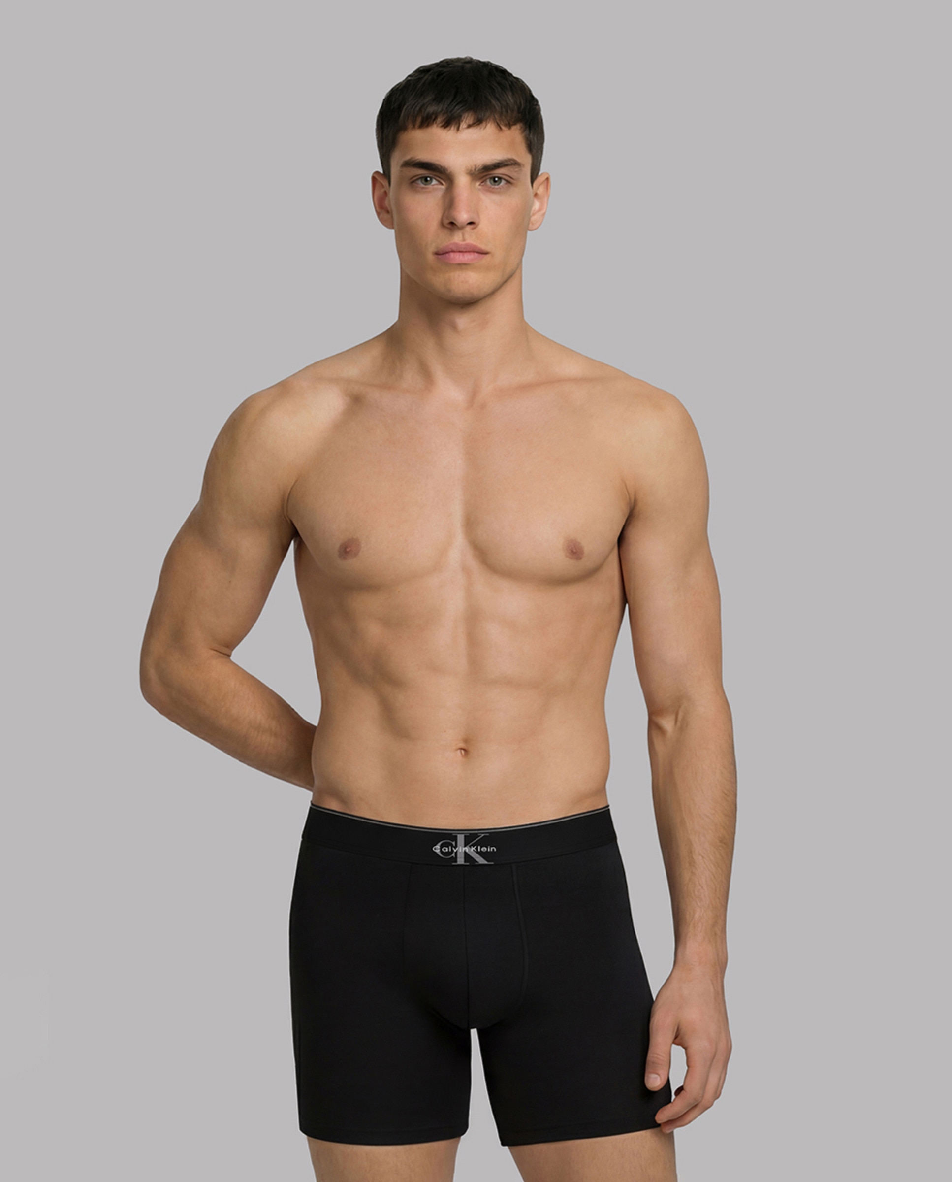 Pack de 3 Boxers Compridos Preto-2