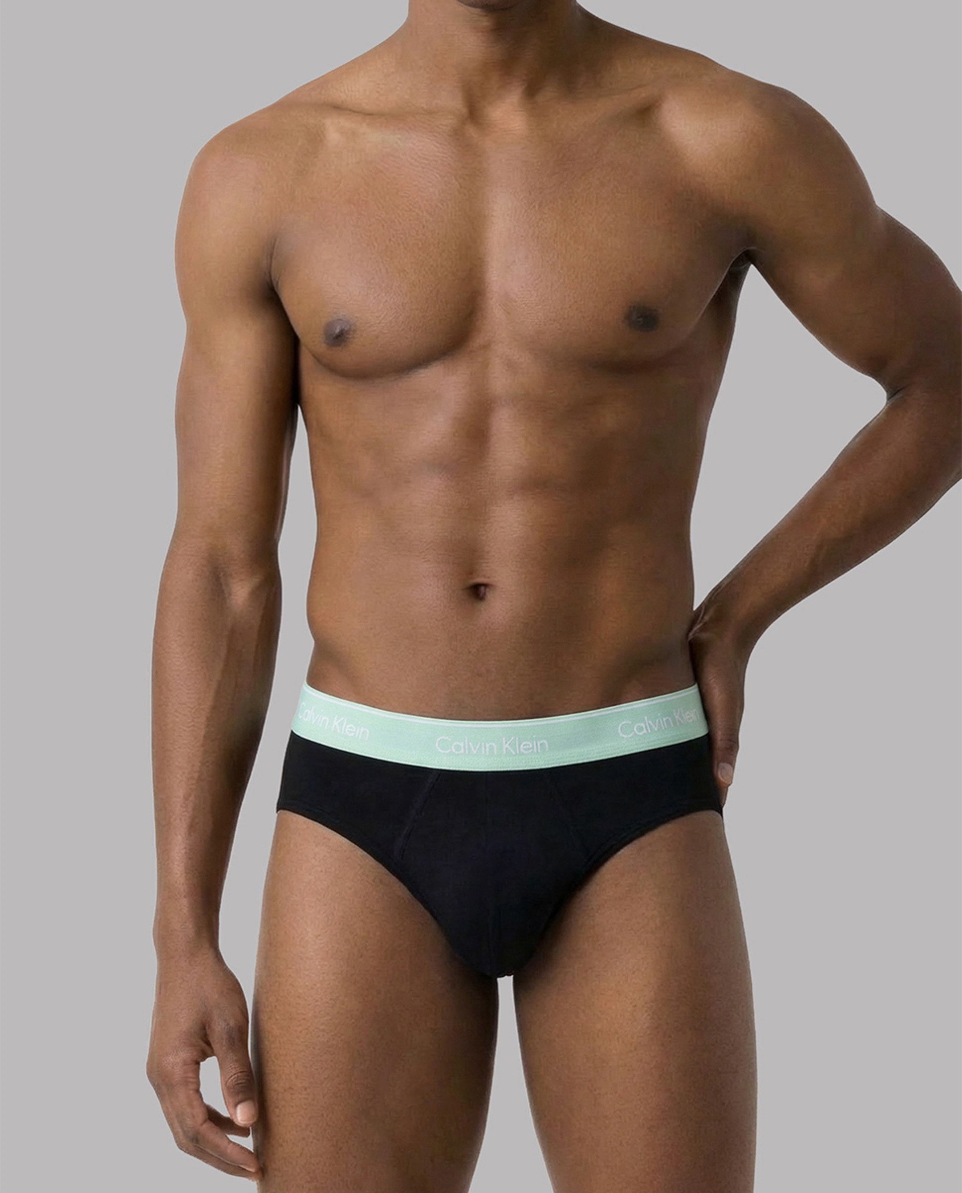 Pack de 3 Slips - Icon Cotton Stretch Preto-3