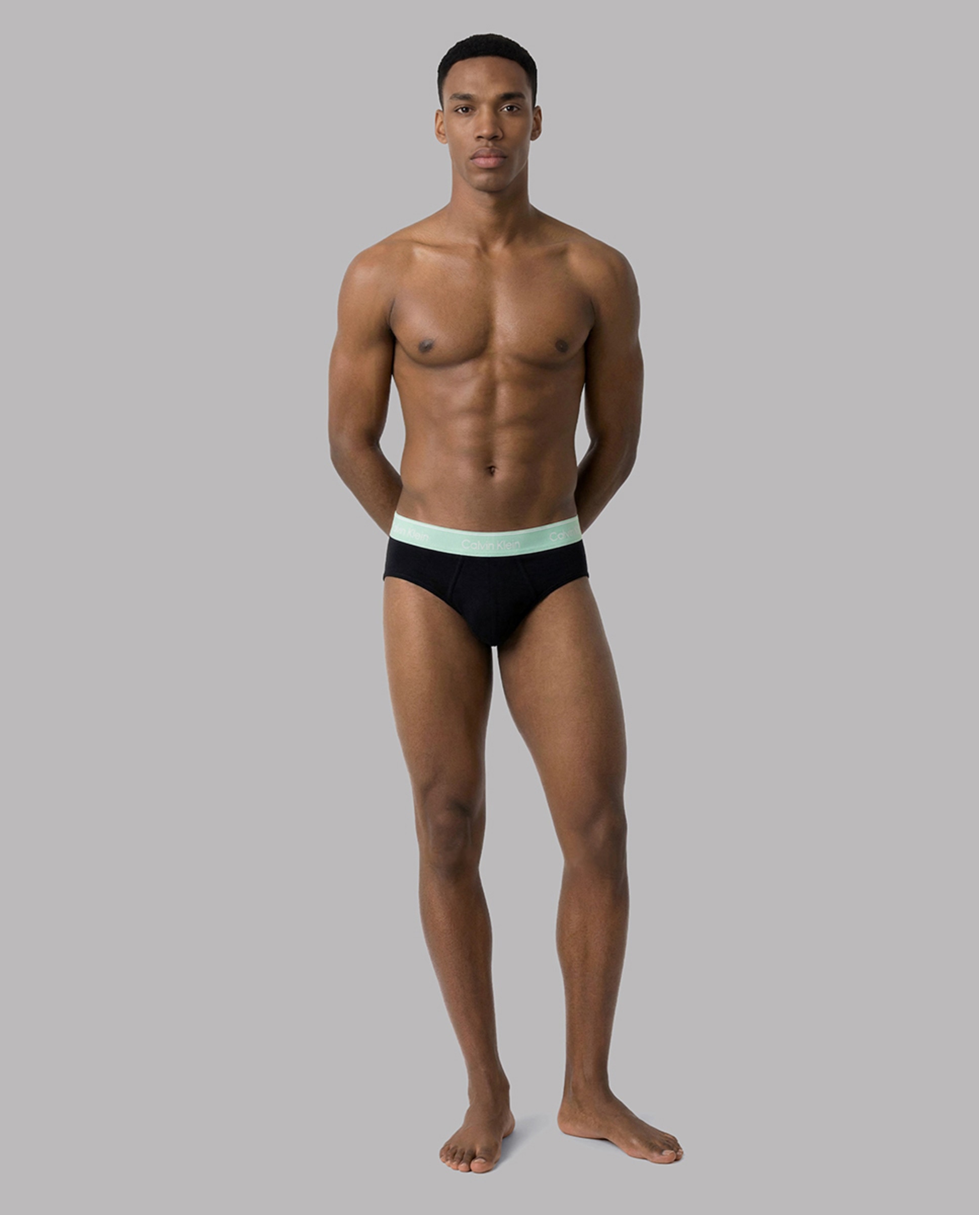 Pack de 3 Slips - Icon Cotton Stretch Preto-2
