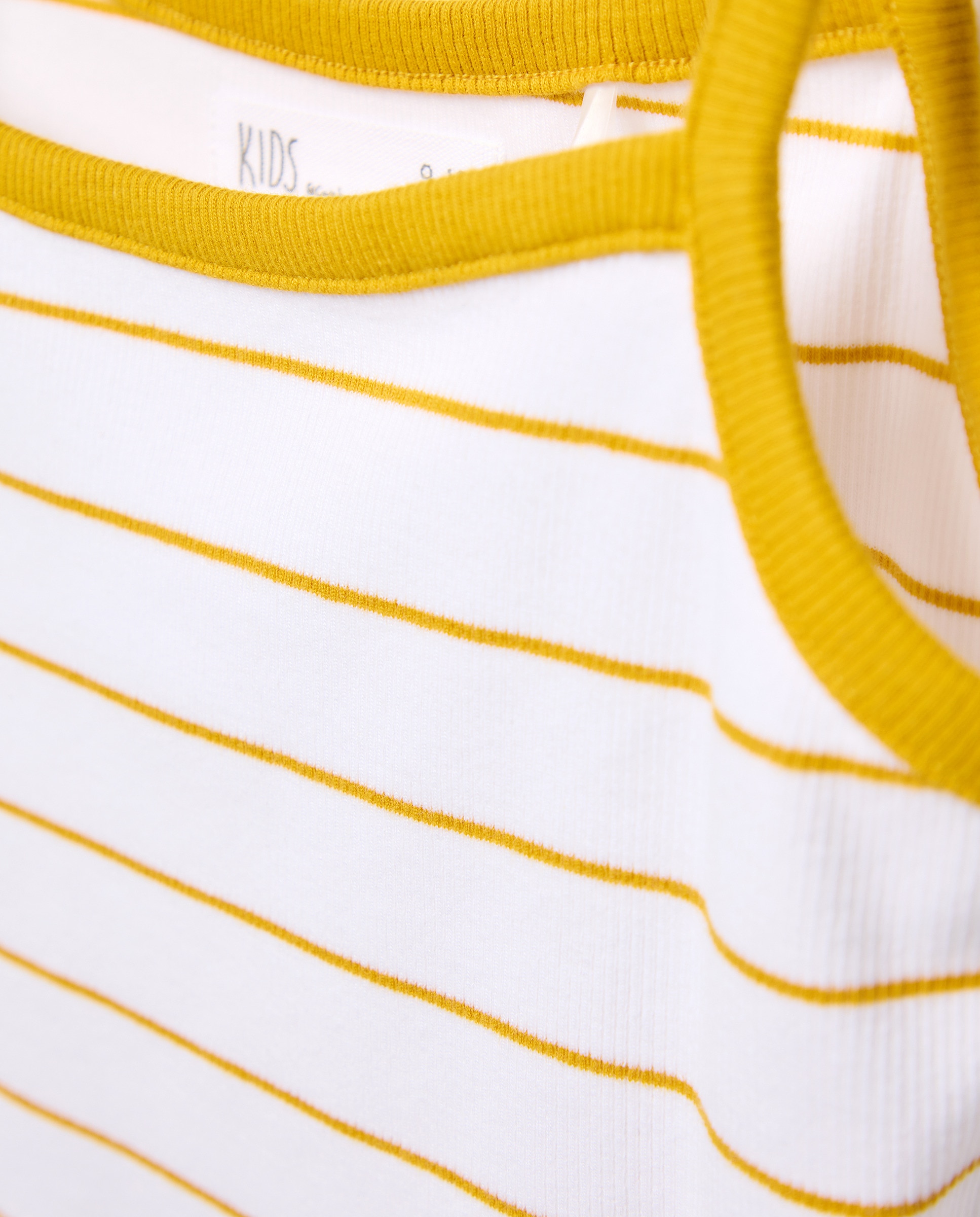Conjunto Desportivo com Estampado às Riscas Kids El Corte Inglés Amarelo-5