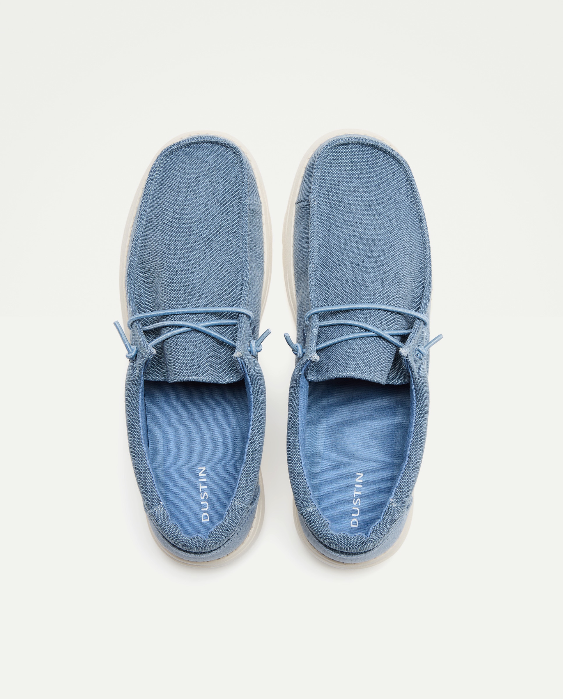 Sapatos Wallabee 410 Azul Claro-4