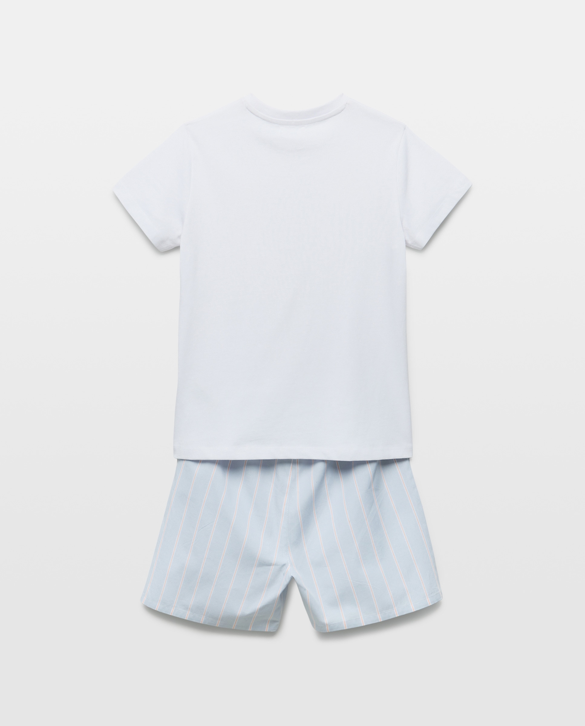 Pijama de niño combinado corto Blanco-2