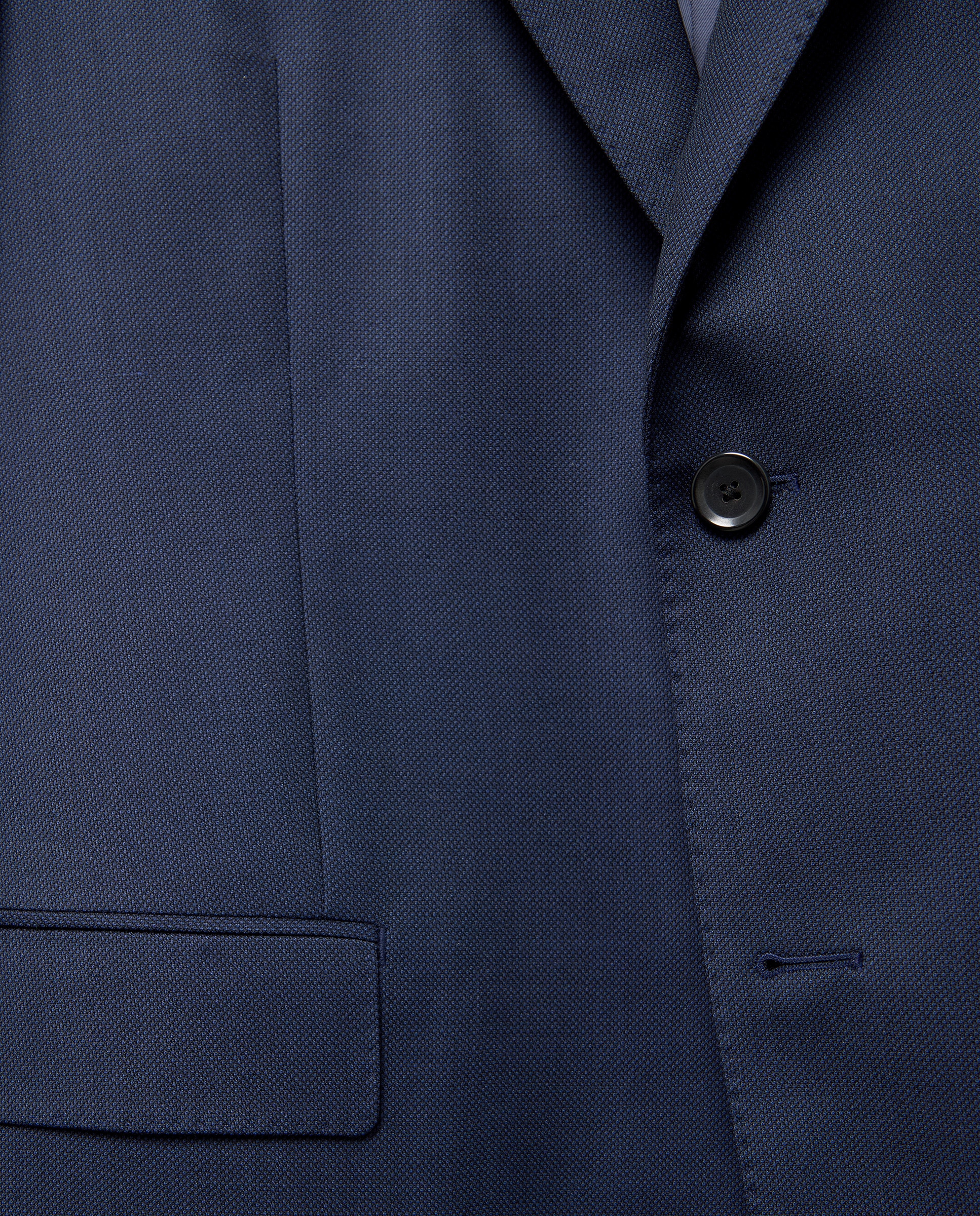 Fato com Olho-de-Perdiz e em Lã Azul-7