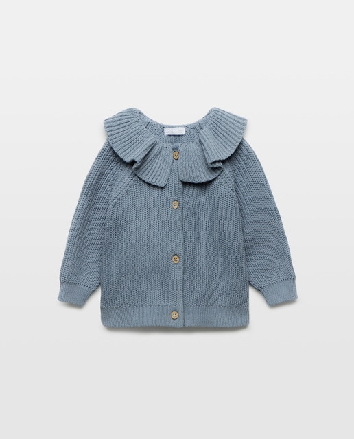 Imagen 0 de Chaqueta bebé niña cuello volante