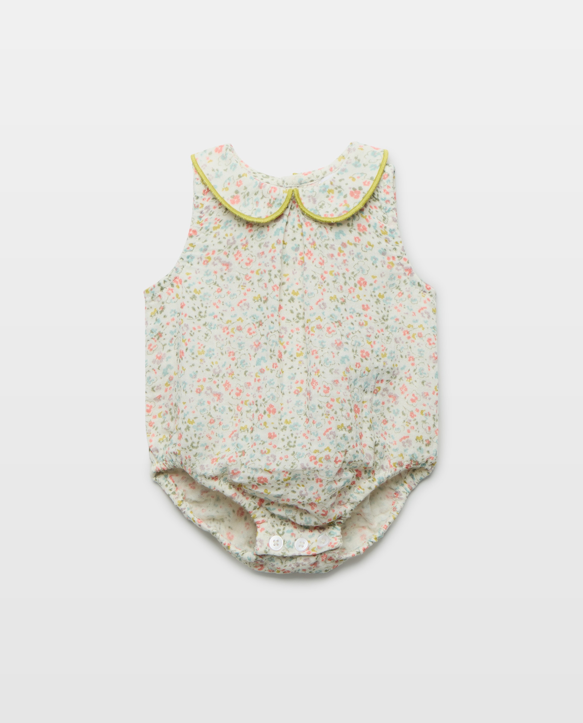 Imagen 0 de Ranita de recién nacido con cuello flores