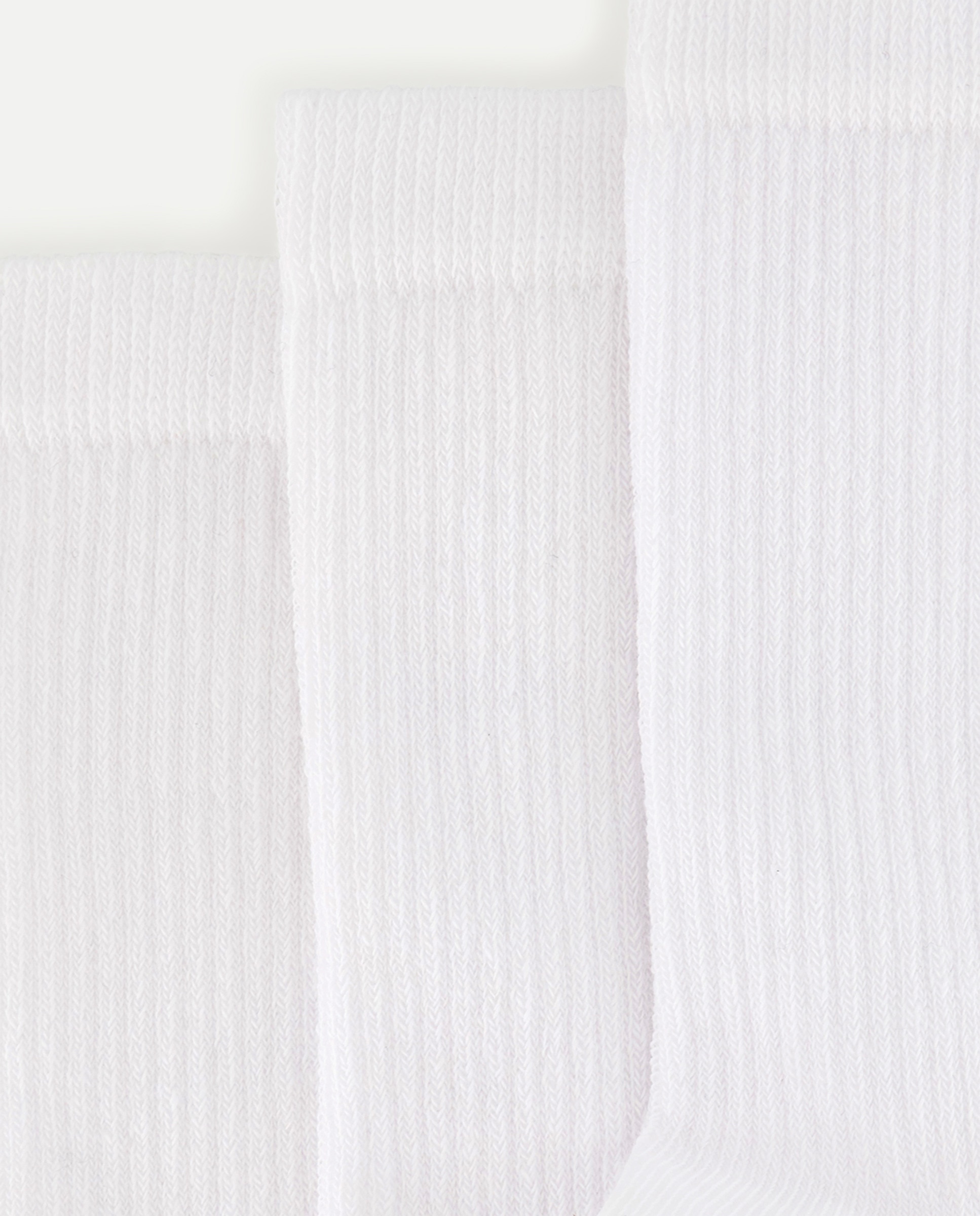 Pack de 3 Pares de Meias Desportivas - Branco Branco-2