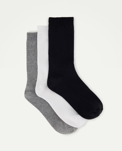 Imagem 0 de Pack de 3 Pares de Meias Lisas