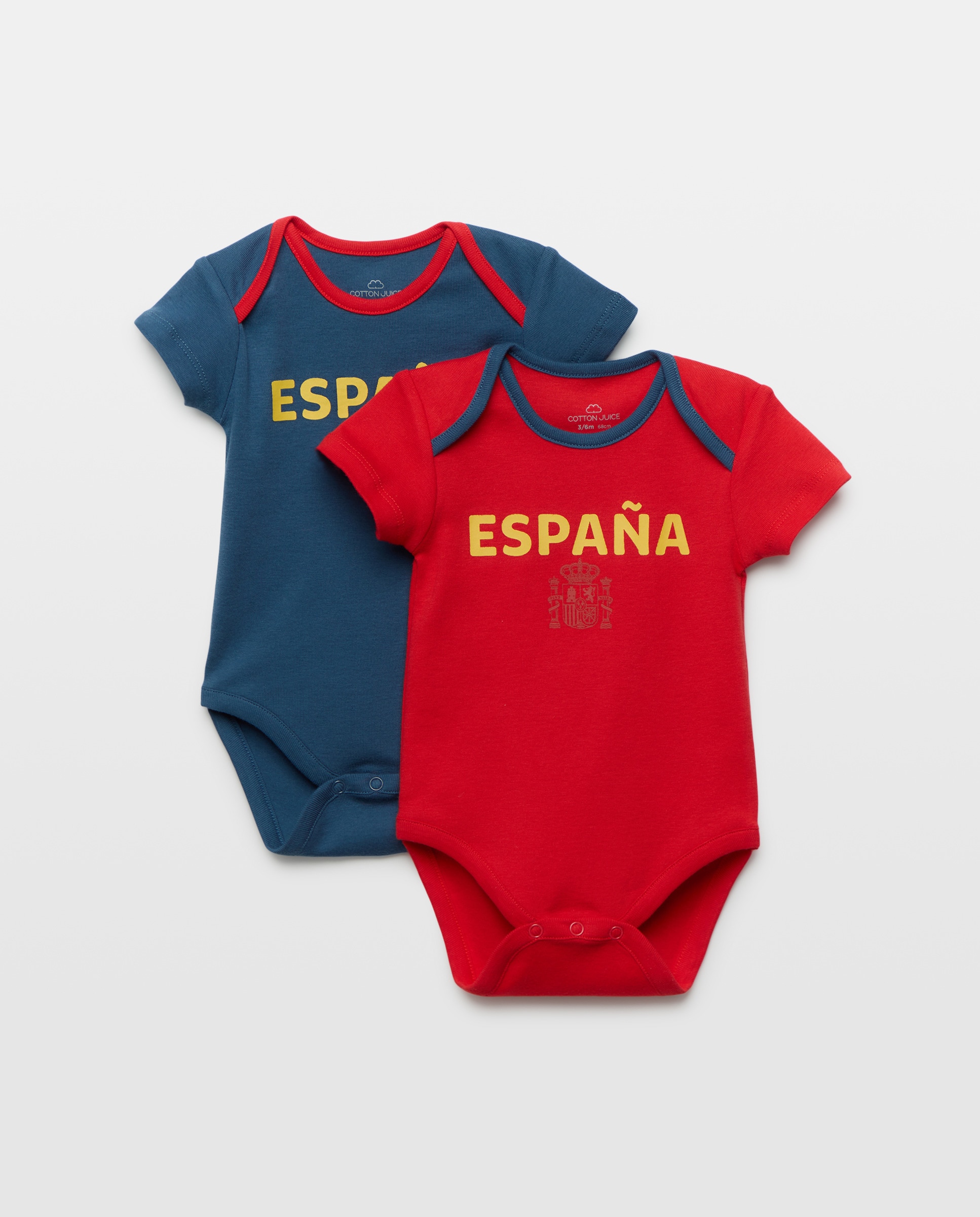 Imagem 0 de Pack de 2 Bodies de Manga Curta de Bebé com Fantasia