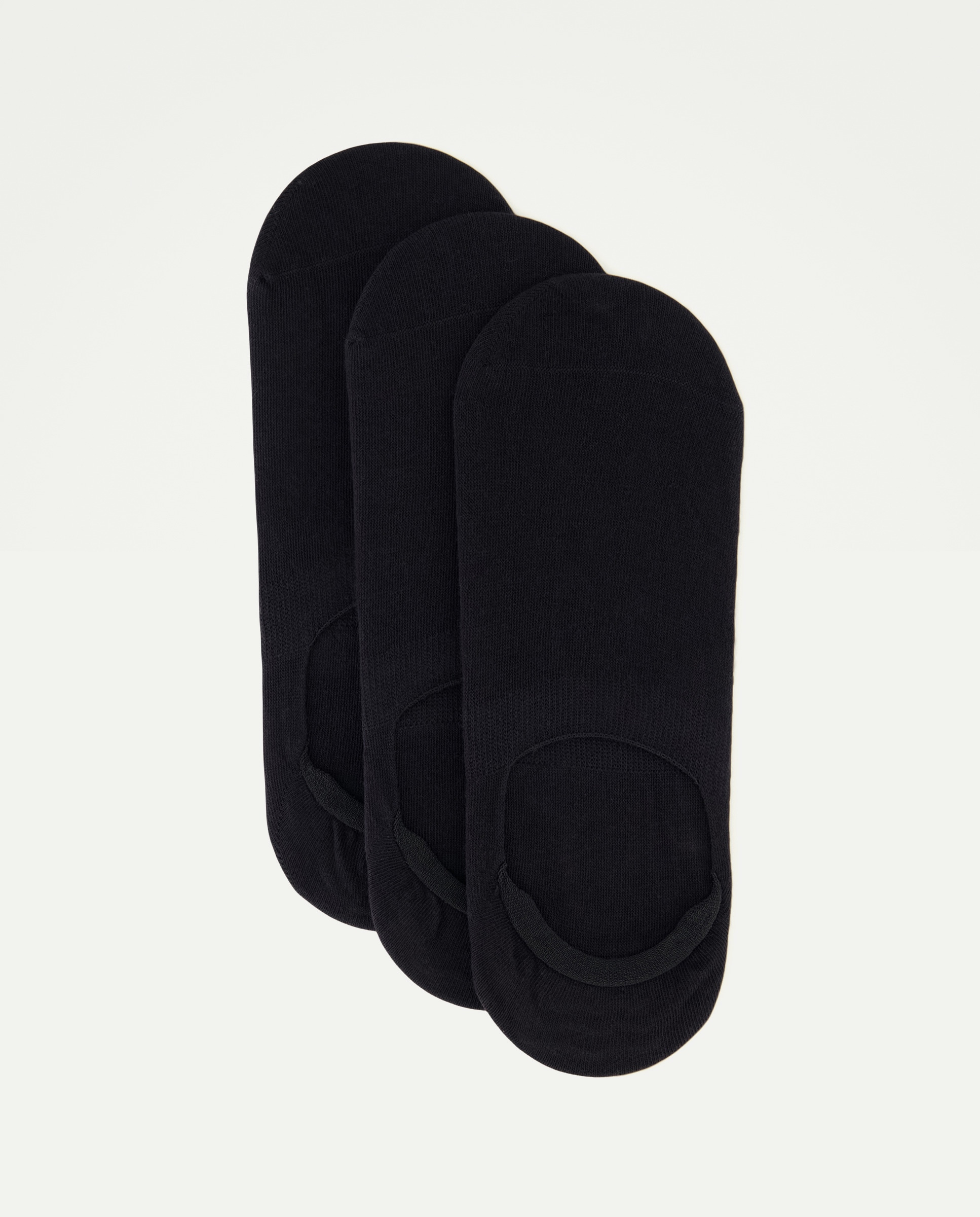 Pack de 3 Pares de Pezinhos Monocolor Preto-1