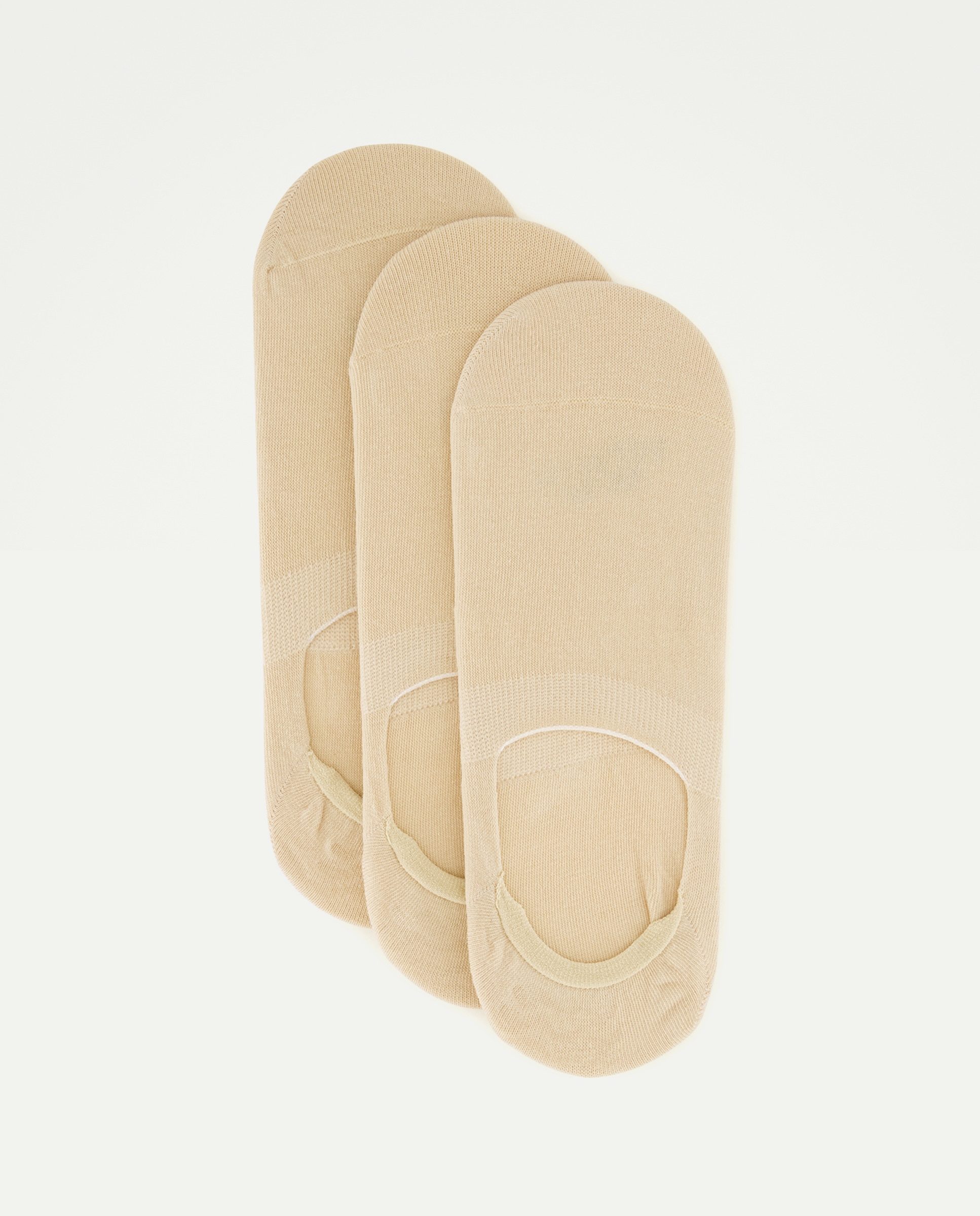 Pack de 3 Pares de Pezinhos Monocolor Natural-1