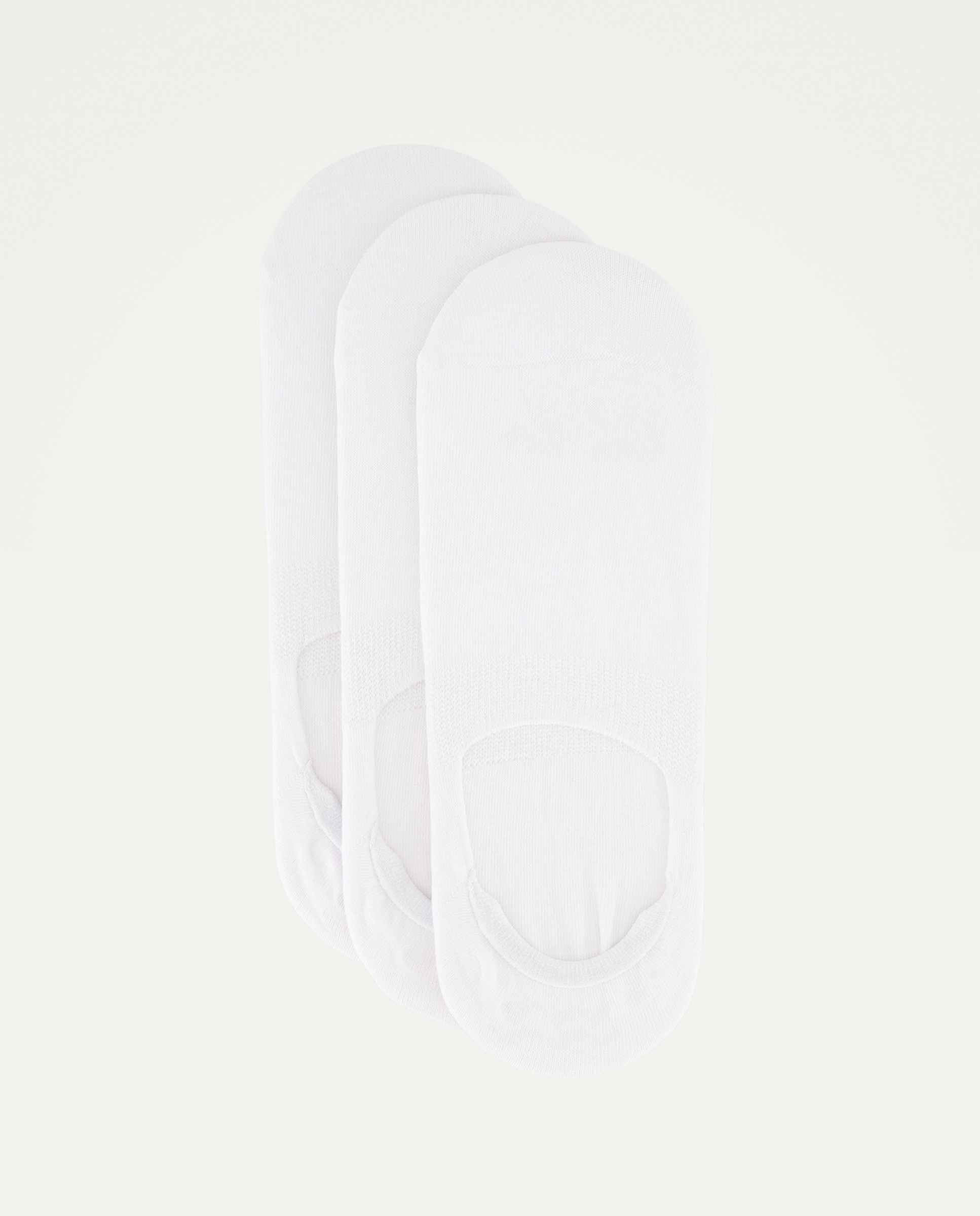Pack de 3 Pares de Pezinhos Monocolor Branco-1