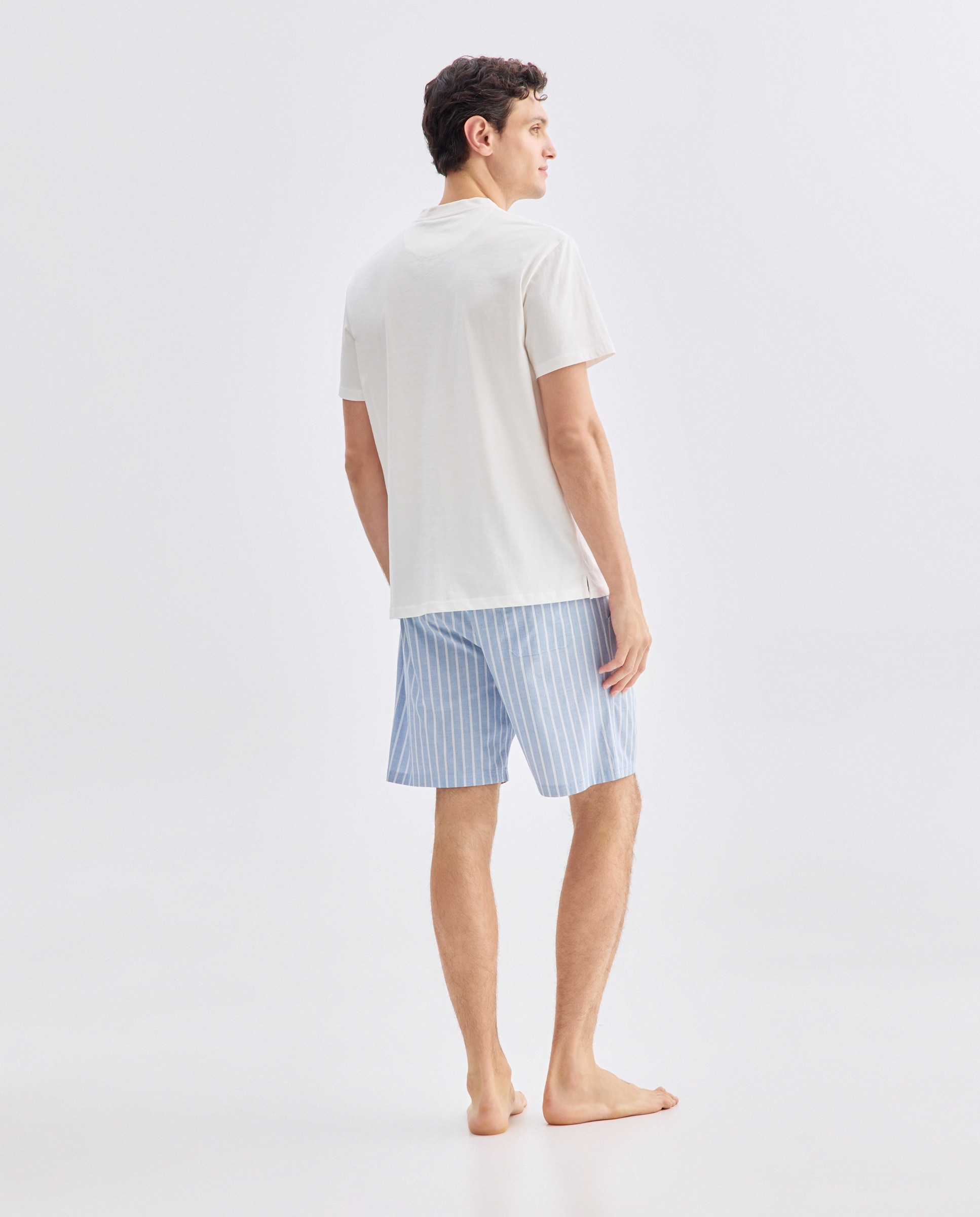 Pijama Misto Curto Azul-claro-2
