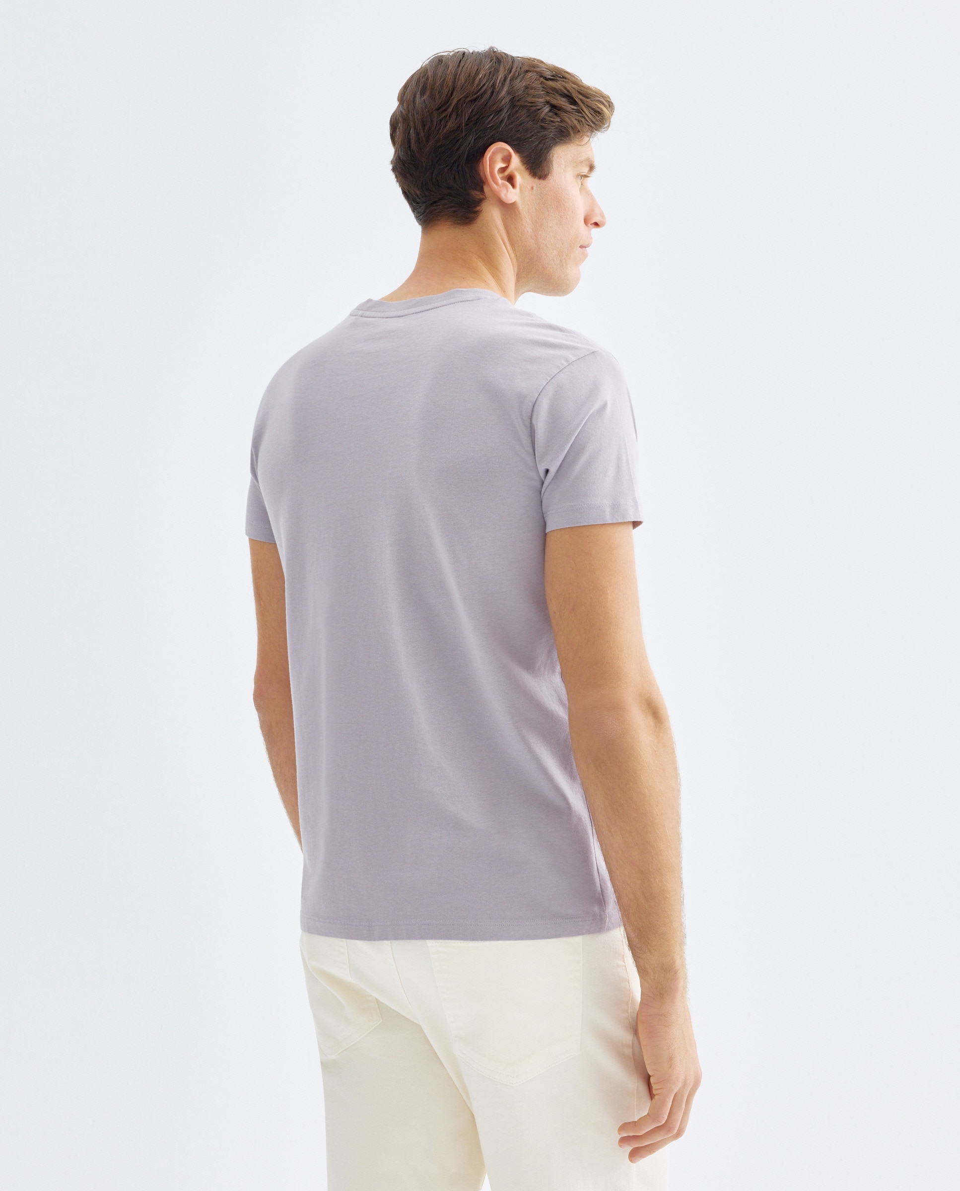 Camiseta de hombre manga corta WEEKEND LOADED 284 Lila-3
