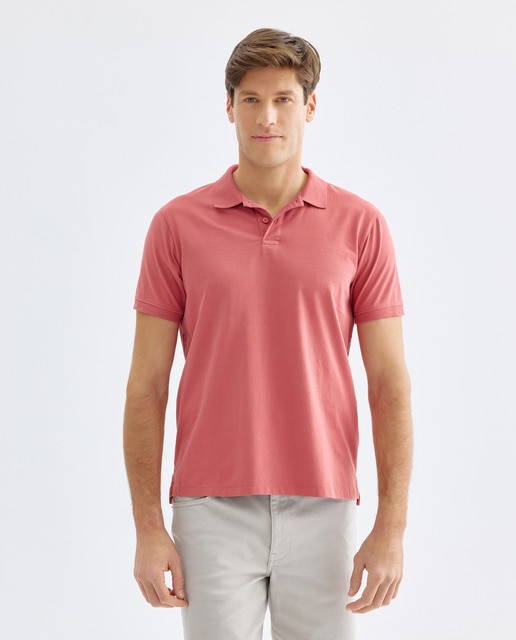 Imagen 0 de Polo de hombre manga corta jersey garment wash