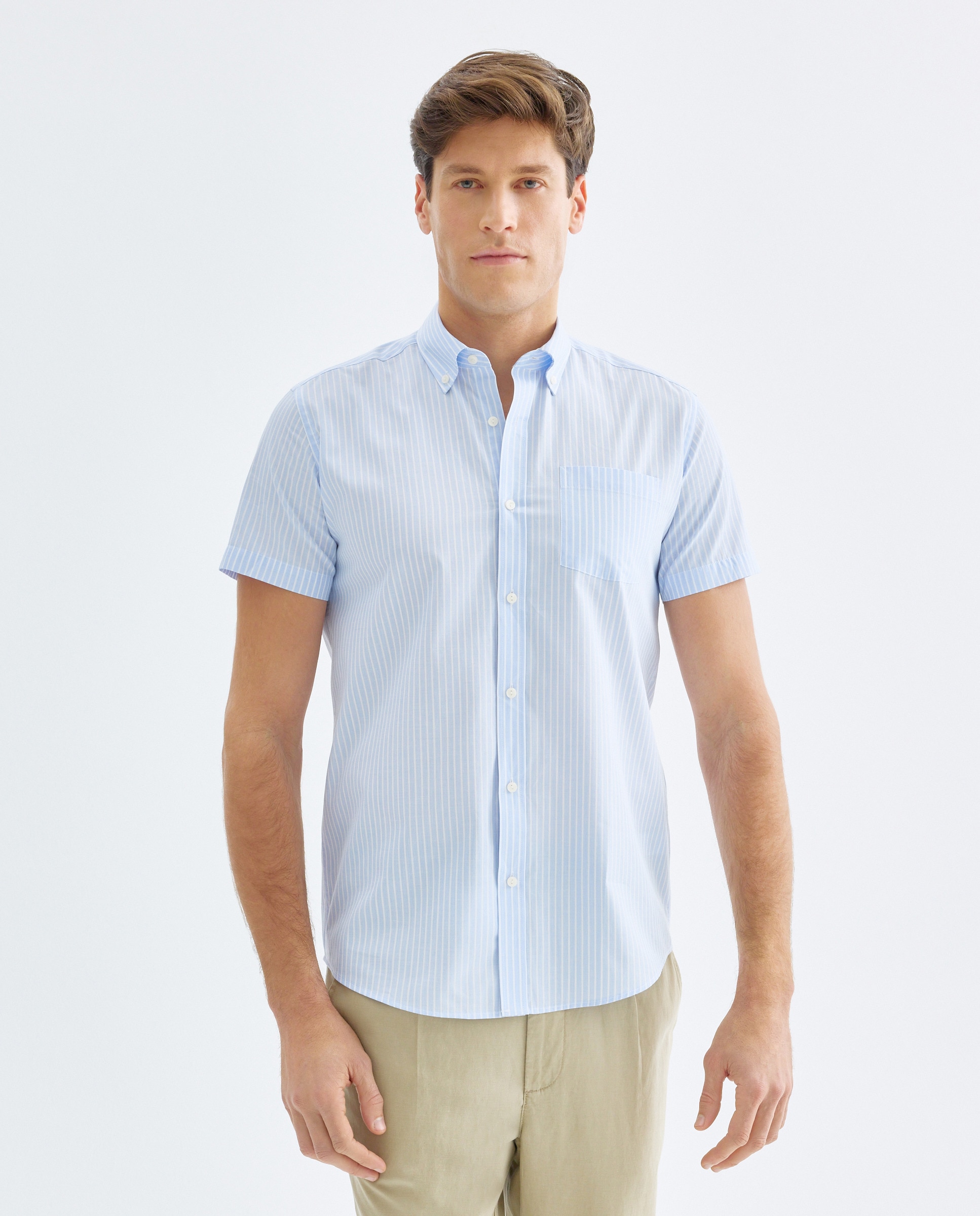 Imagen 0 de Camisa sport manga corta hombre fácil plancha