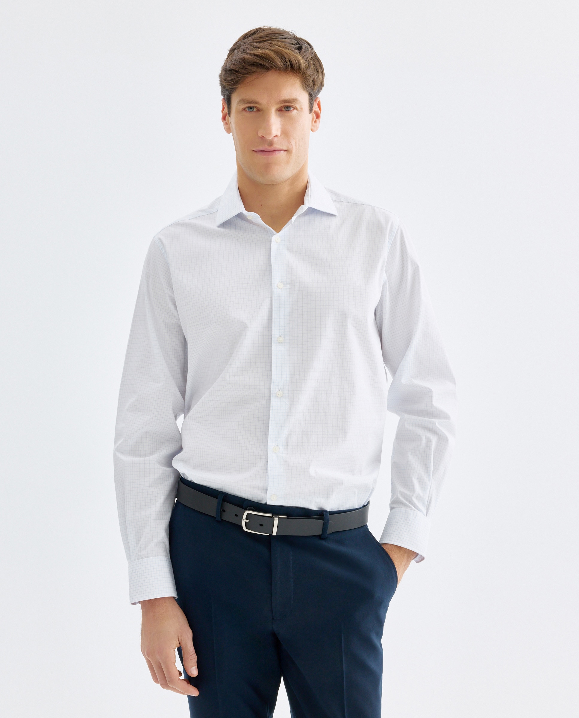 Imagen 0 de Camisa vestir hombre cuadros regular fit