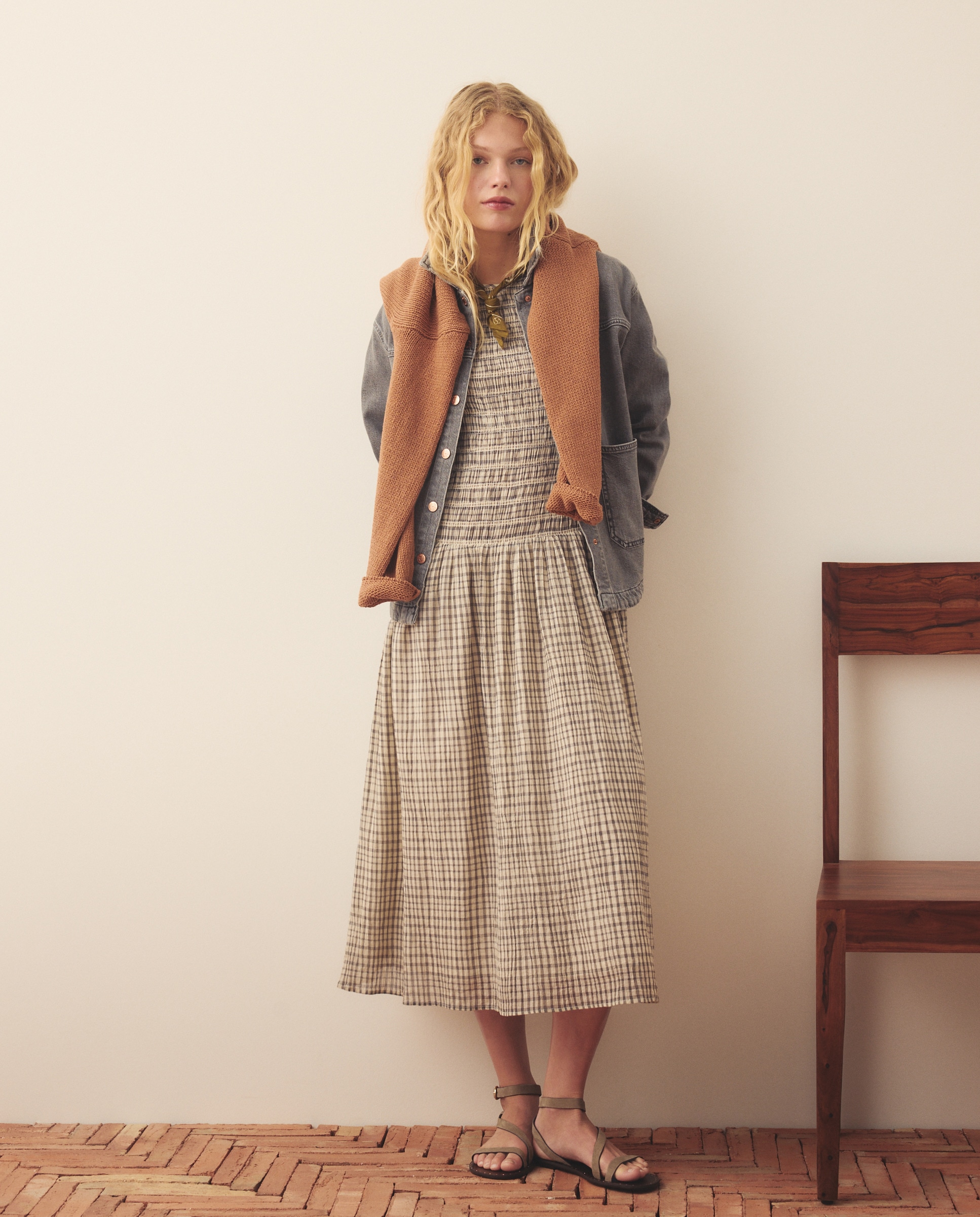 Sobrecamisa de Ganga 820 Cinzento Médio-2