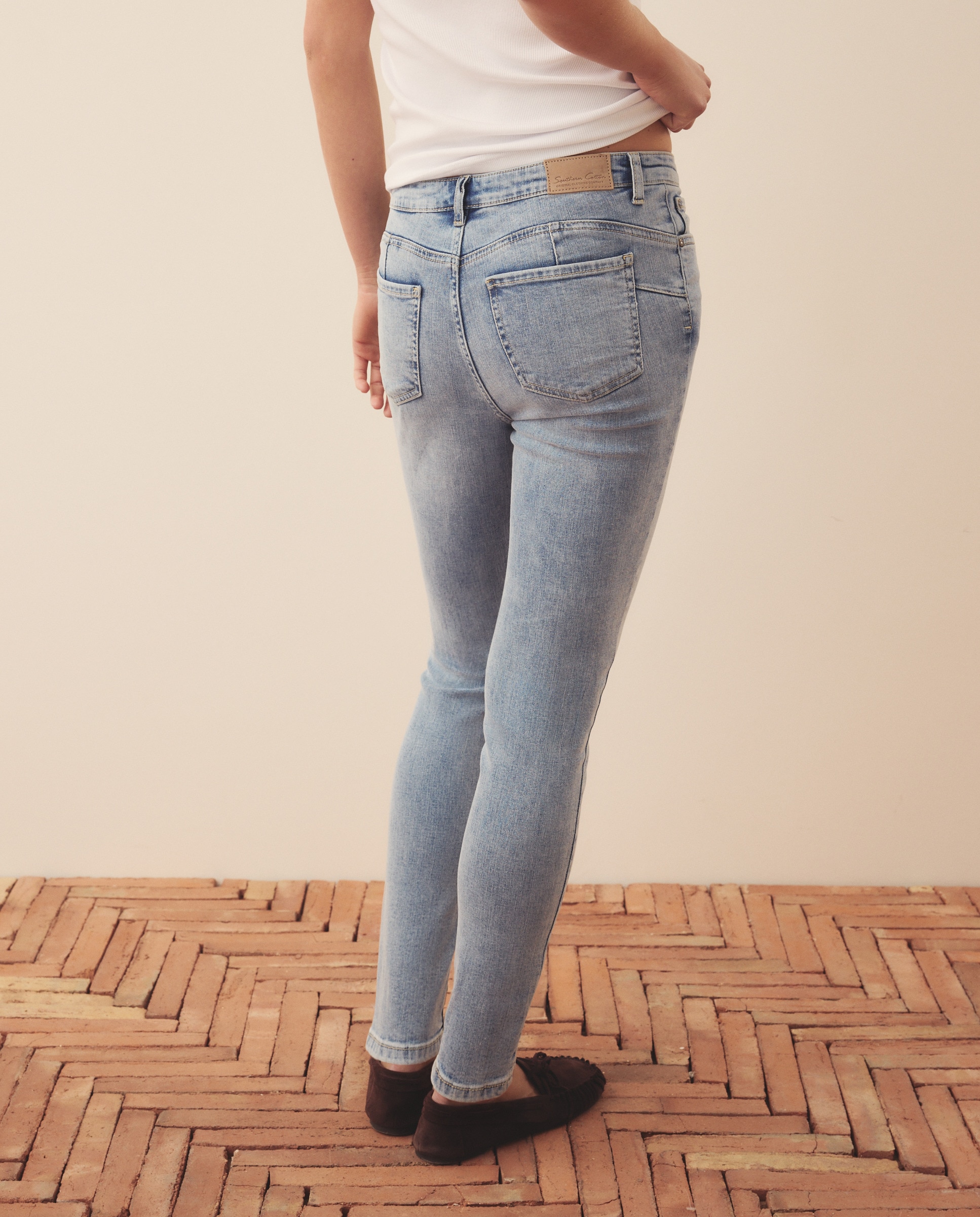 Jeans Skinny Lisas Cerúleo-3