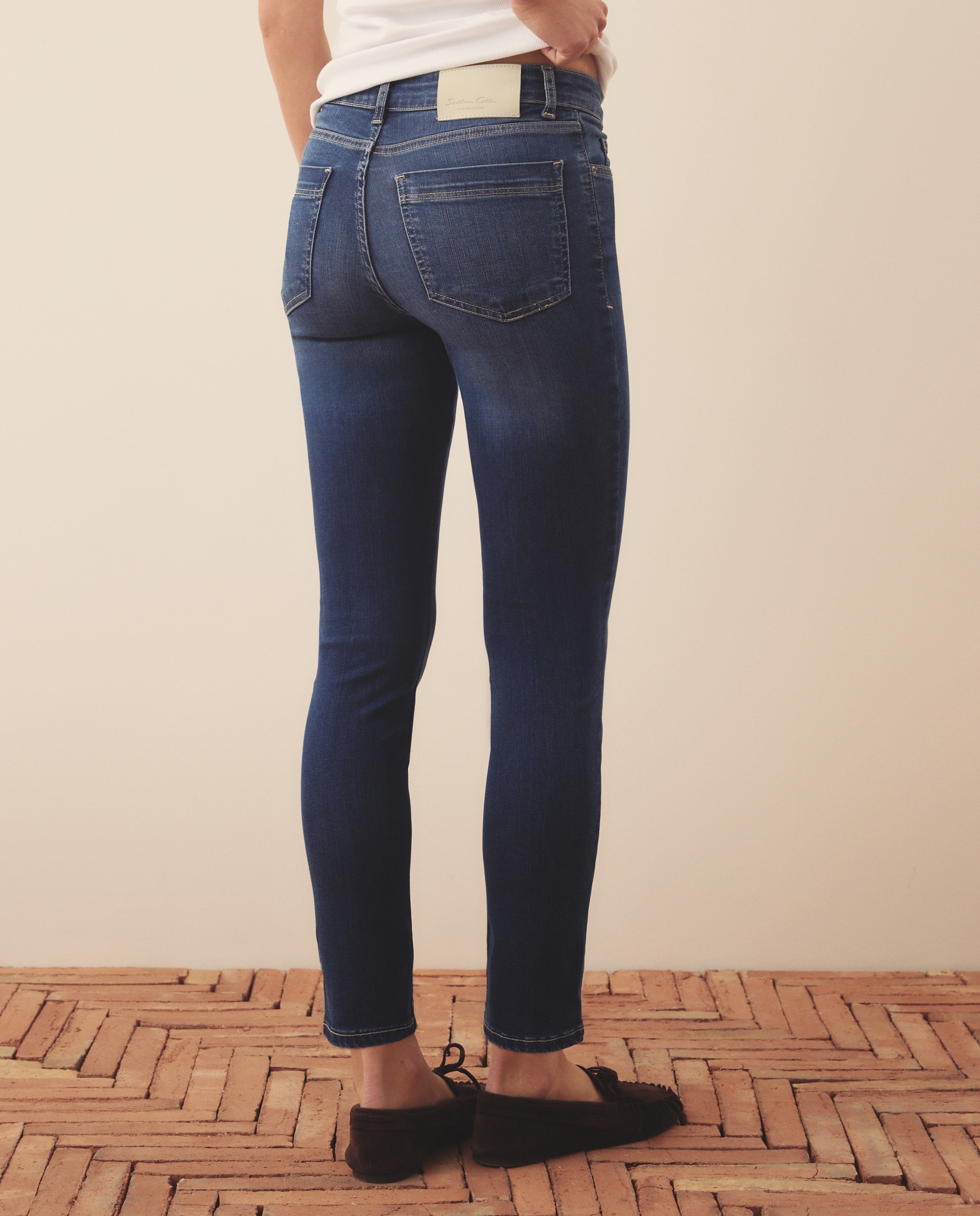 Jeans Skinny Lisas Azul pálido-3