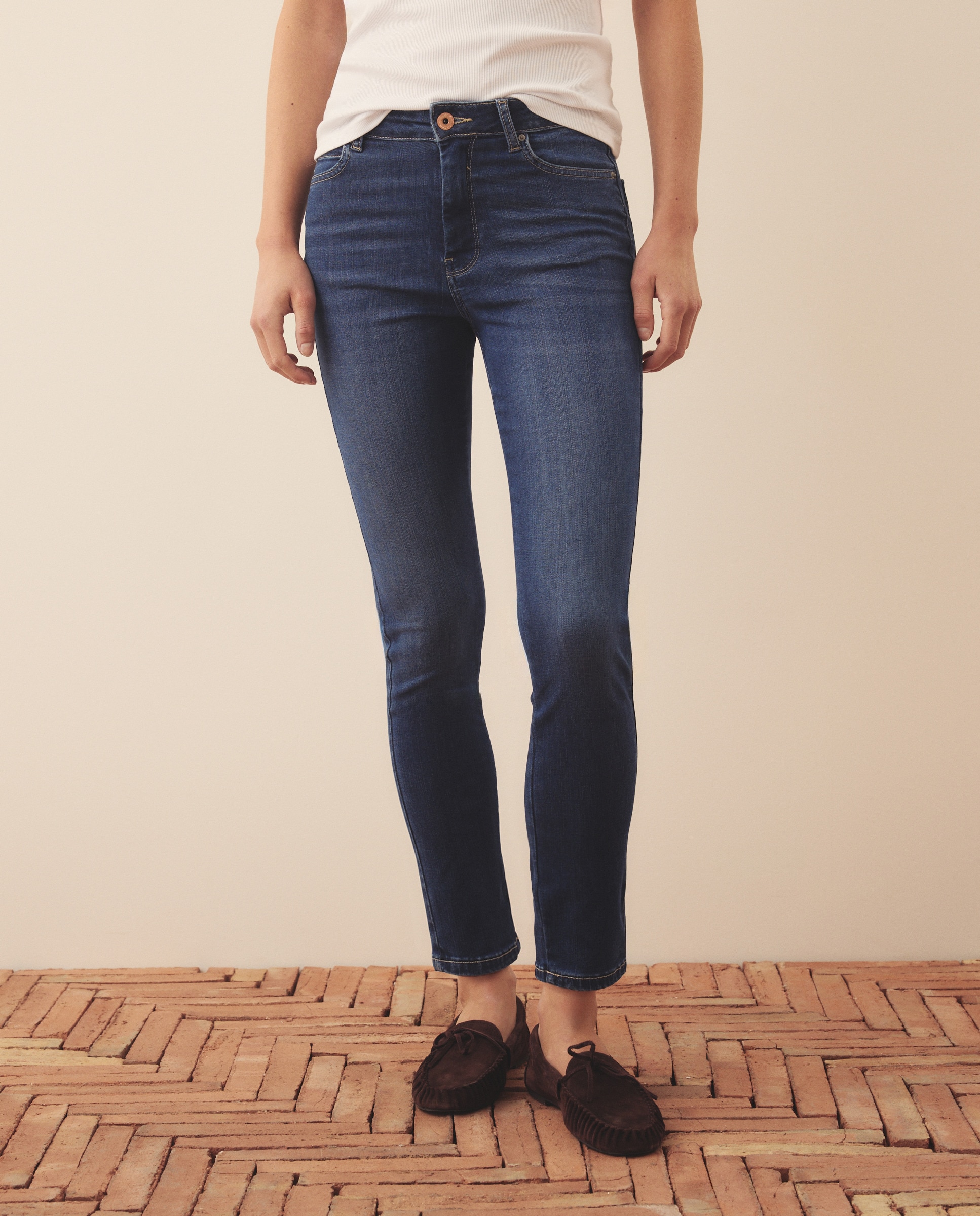 Jeans Skinny Lisas Azul pálido-2