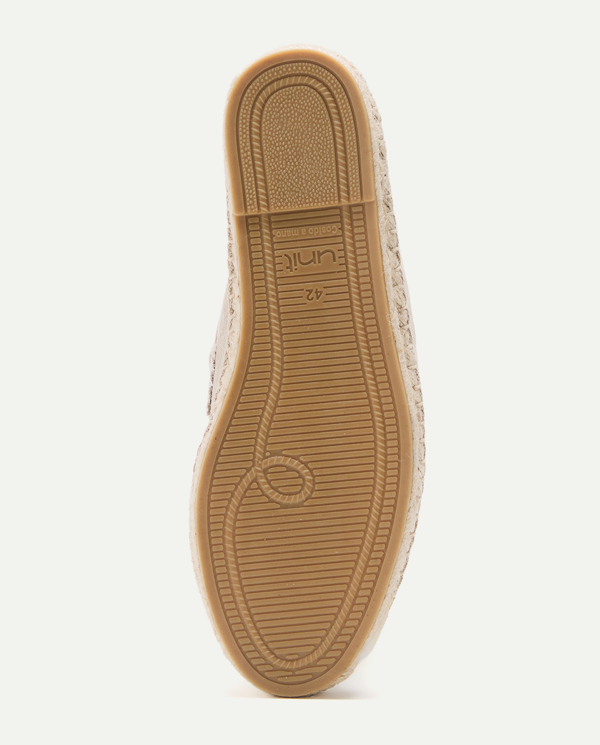 Mocasin antifaz lona lavada de hombre con piso de yute Tostado-6