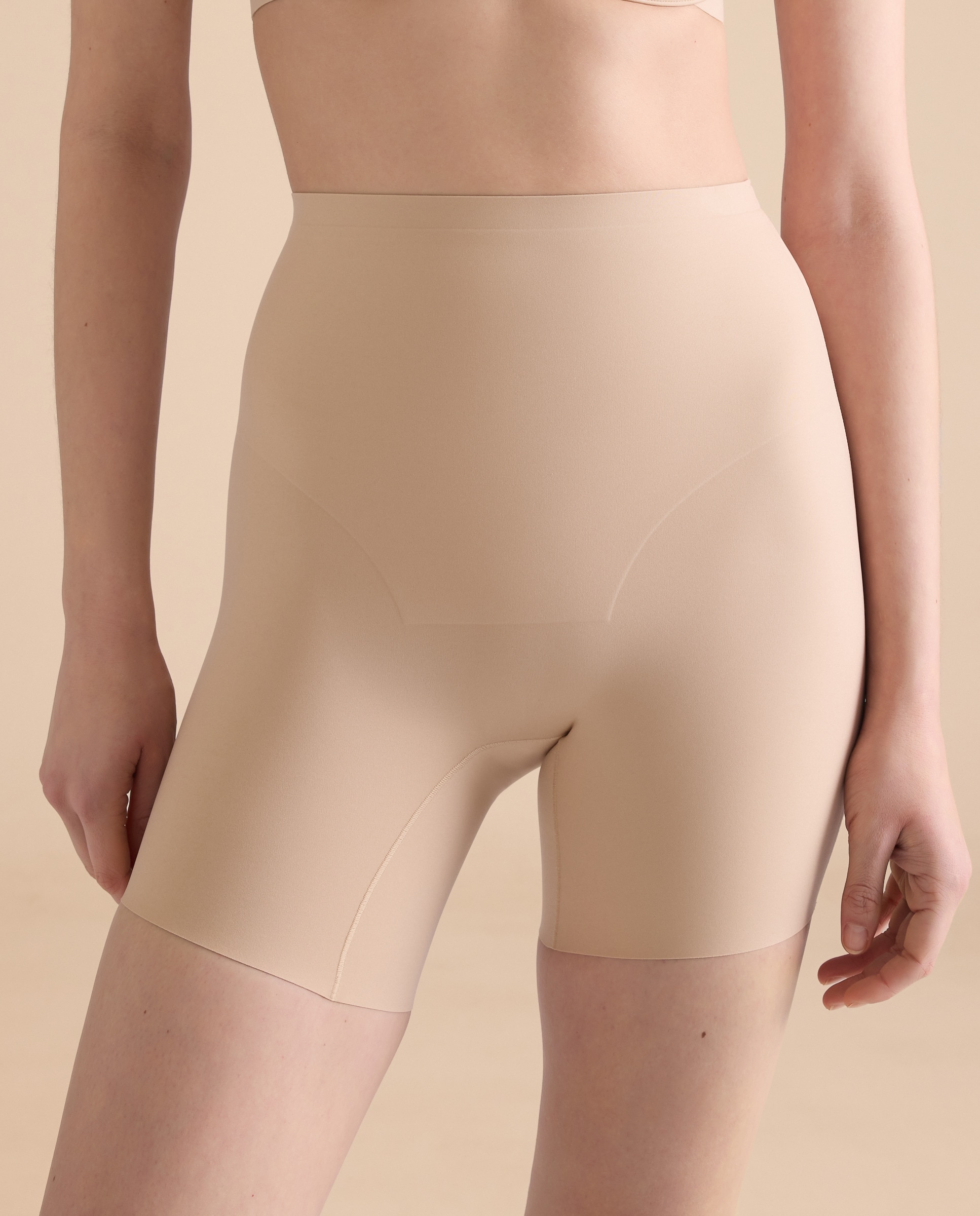 Calças Moldadoras Bege-2